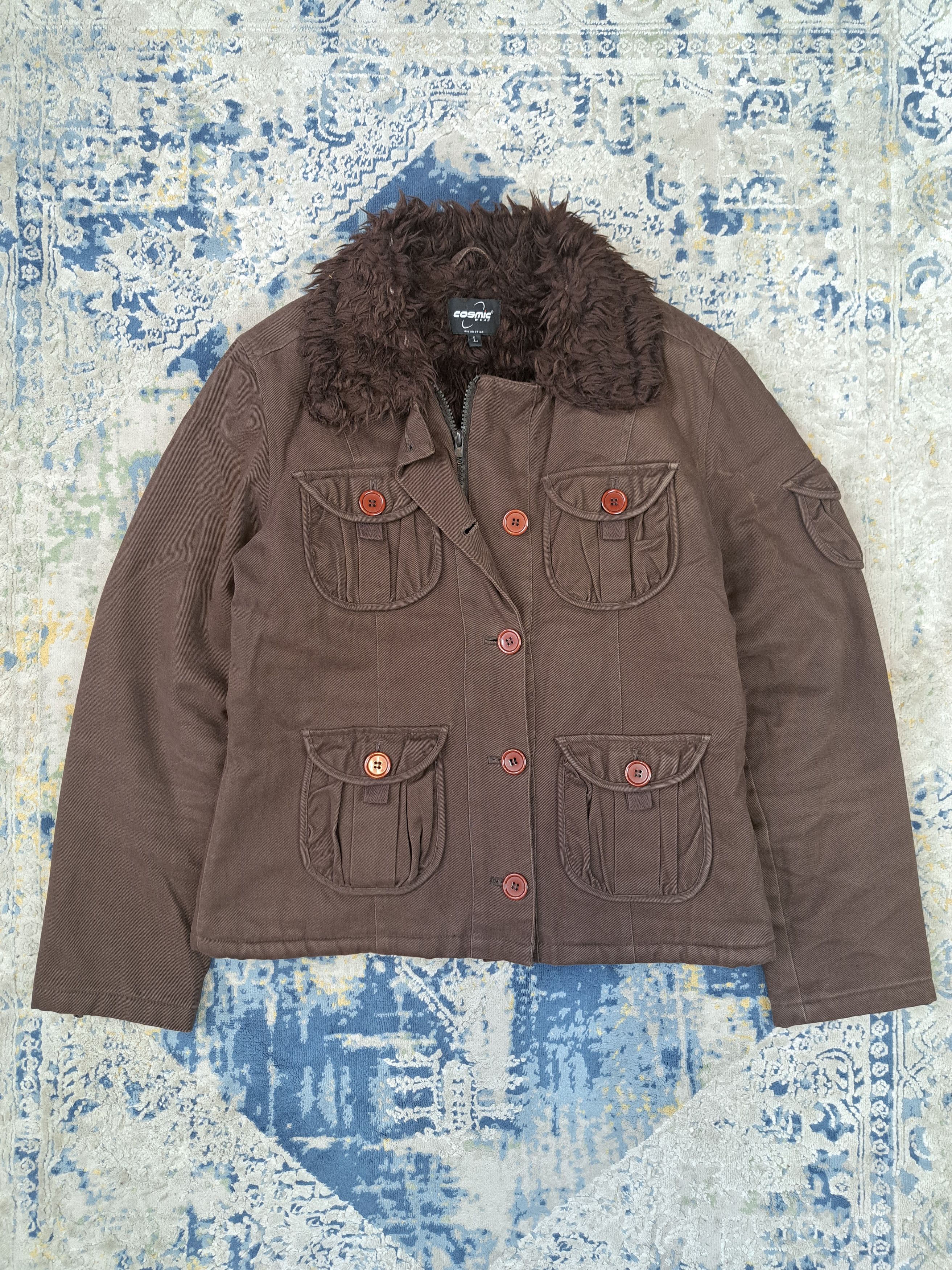 Japanese Brand Avant Garde Faux Fur Lined Cropped Jacket Size M / US 6-8 / IT 42-44 - 1 Thumbnail