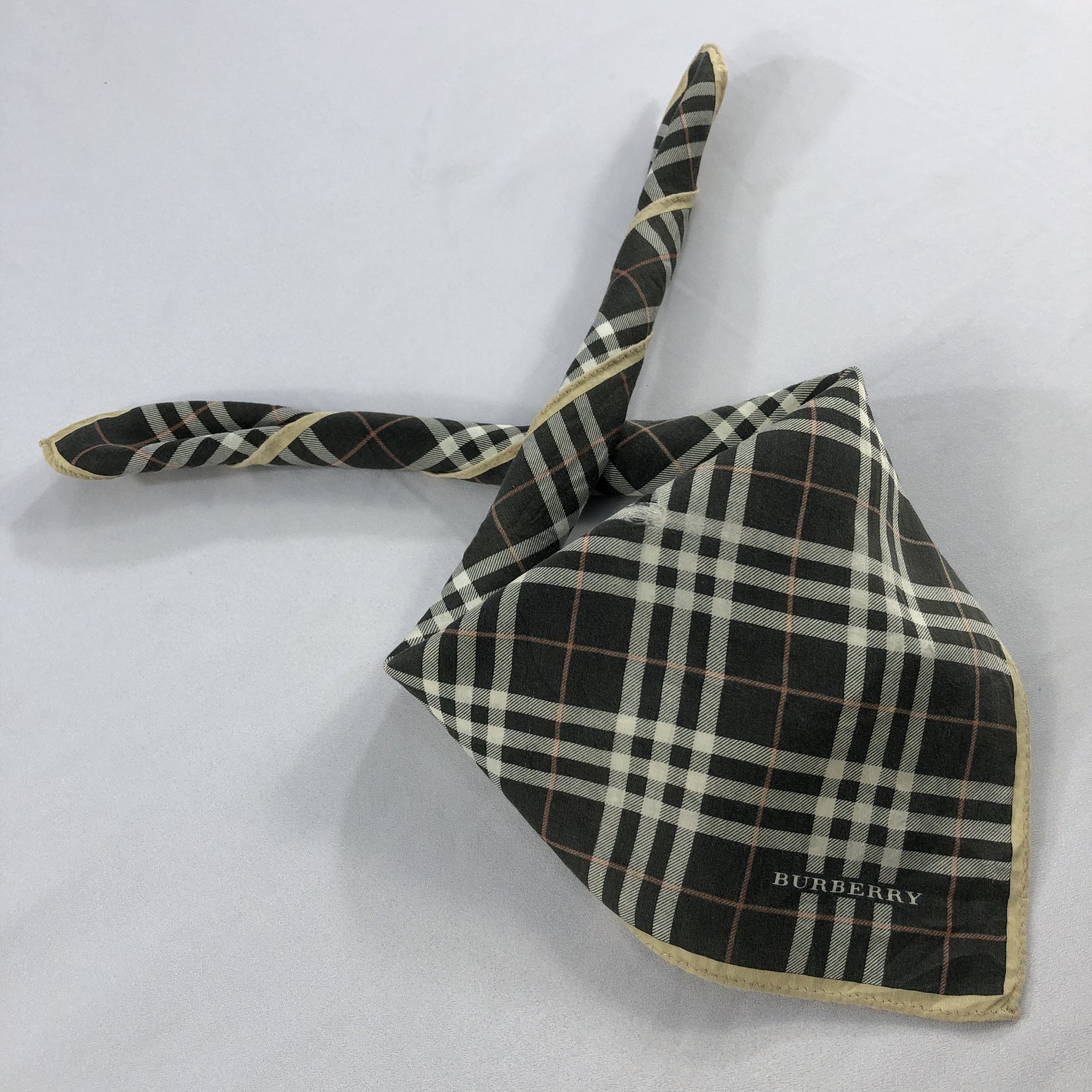 Burberry × Vintage Burberry Handkerchief / Neckerchief / Bandana Size ONE SIZE - 2 Thumbnail