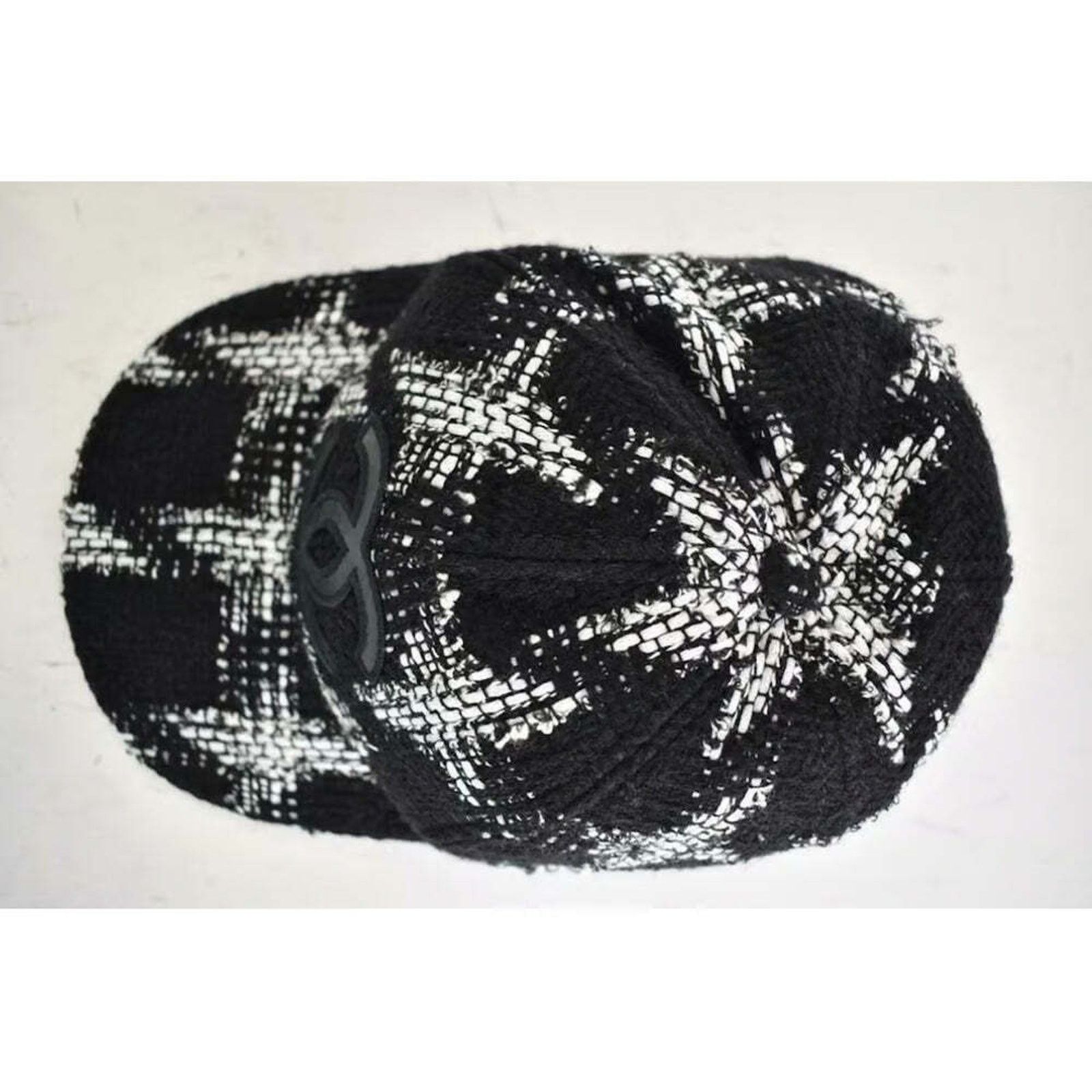 Chanel Chanel REV Tweed Check Baseball Cap Curved Peak Hat L Large Size ONE SIZE - 5 Thumbnail