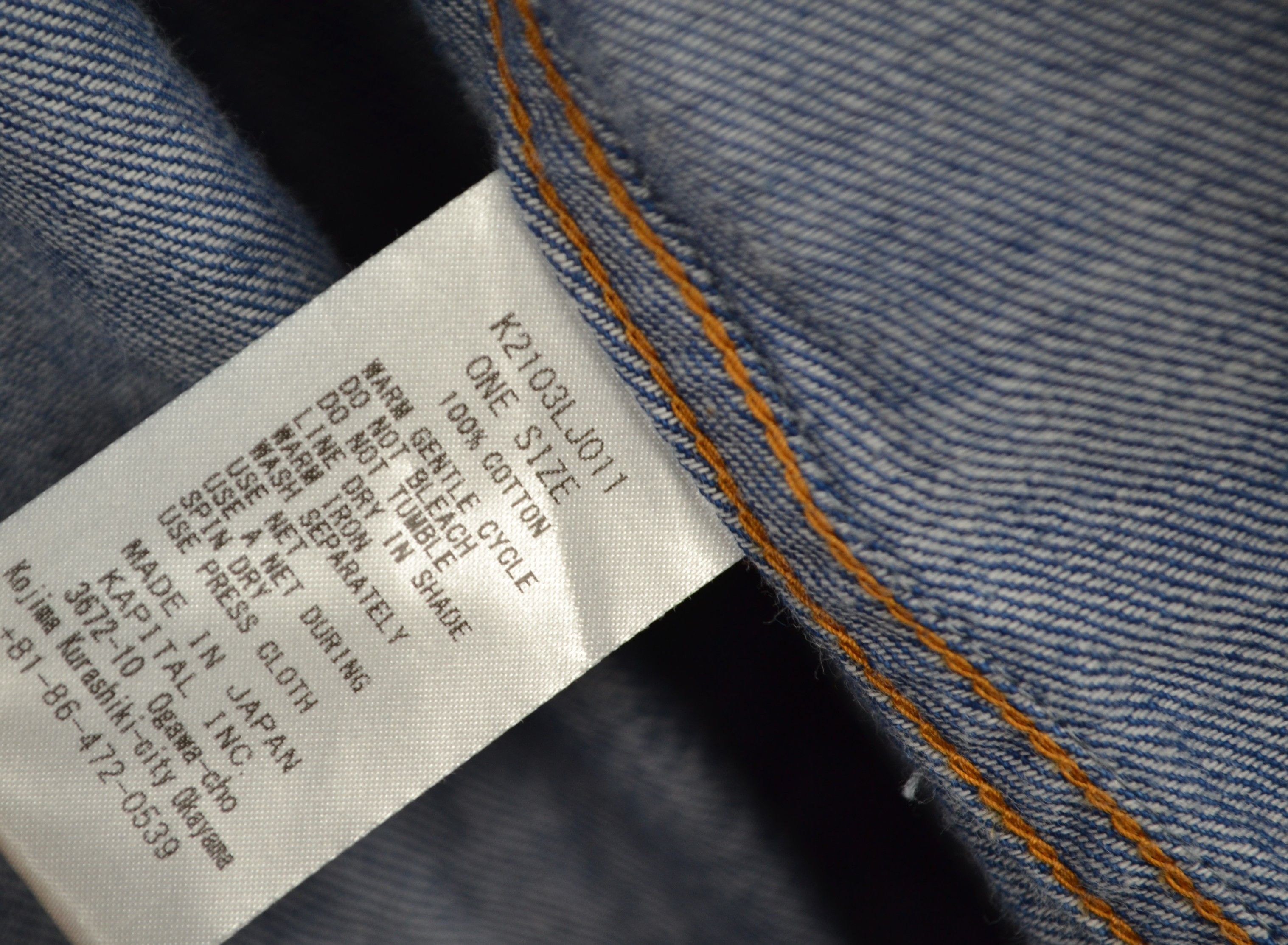 Kapital KAPITAL Gypsy Jacket 8 Oz Denim Type 1 Buckleback Size US M / EU 48-50 / 2 - 14 Thumbnail