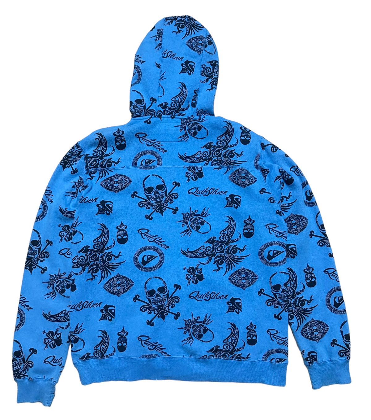 Hysteric Glamour RARE ‼️ Quiksilver Skulls Bones Y2K Hoodie Size US M / EU 48-50 / 2 - 3 Thumbnail