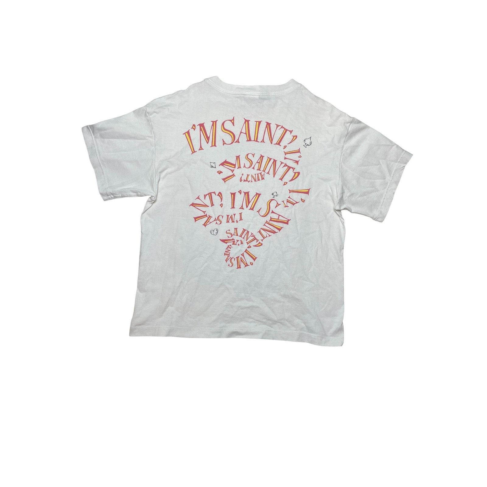 Saint Michael Saint Michael 'Alice' White Tee Size US M / EU 48-50 / 2 - 2 Thumbnail
