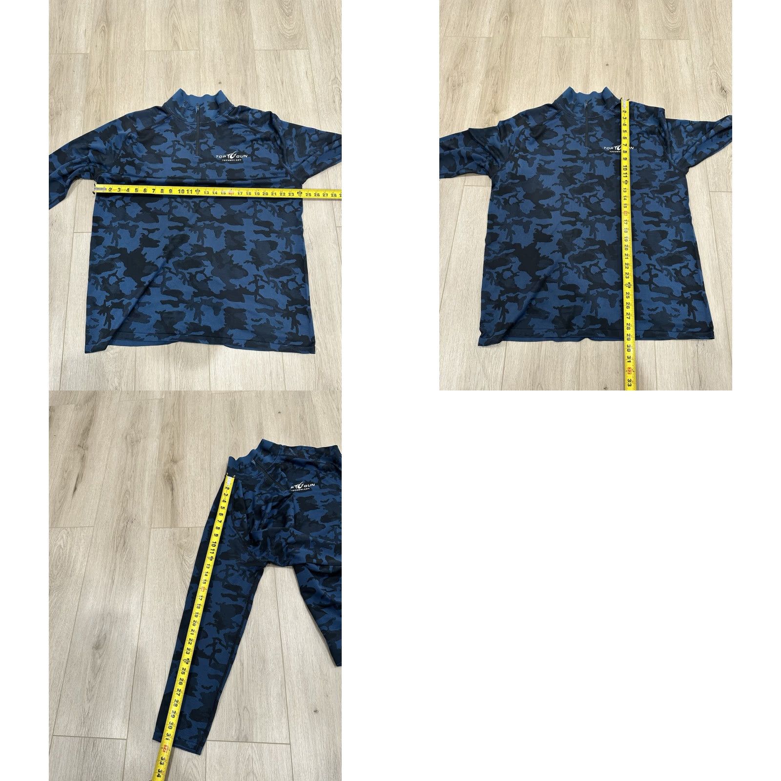 Vintage UNRL Golf Sweatshirt Mens XL Blue Camo 1/4 Zip Pullover Windbreaker Athletic Top Size US XL / EU 56 / 4 - 9 Thumbnail