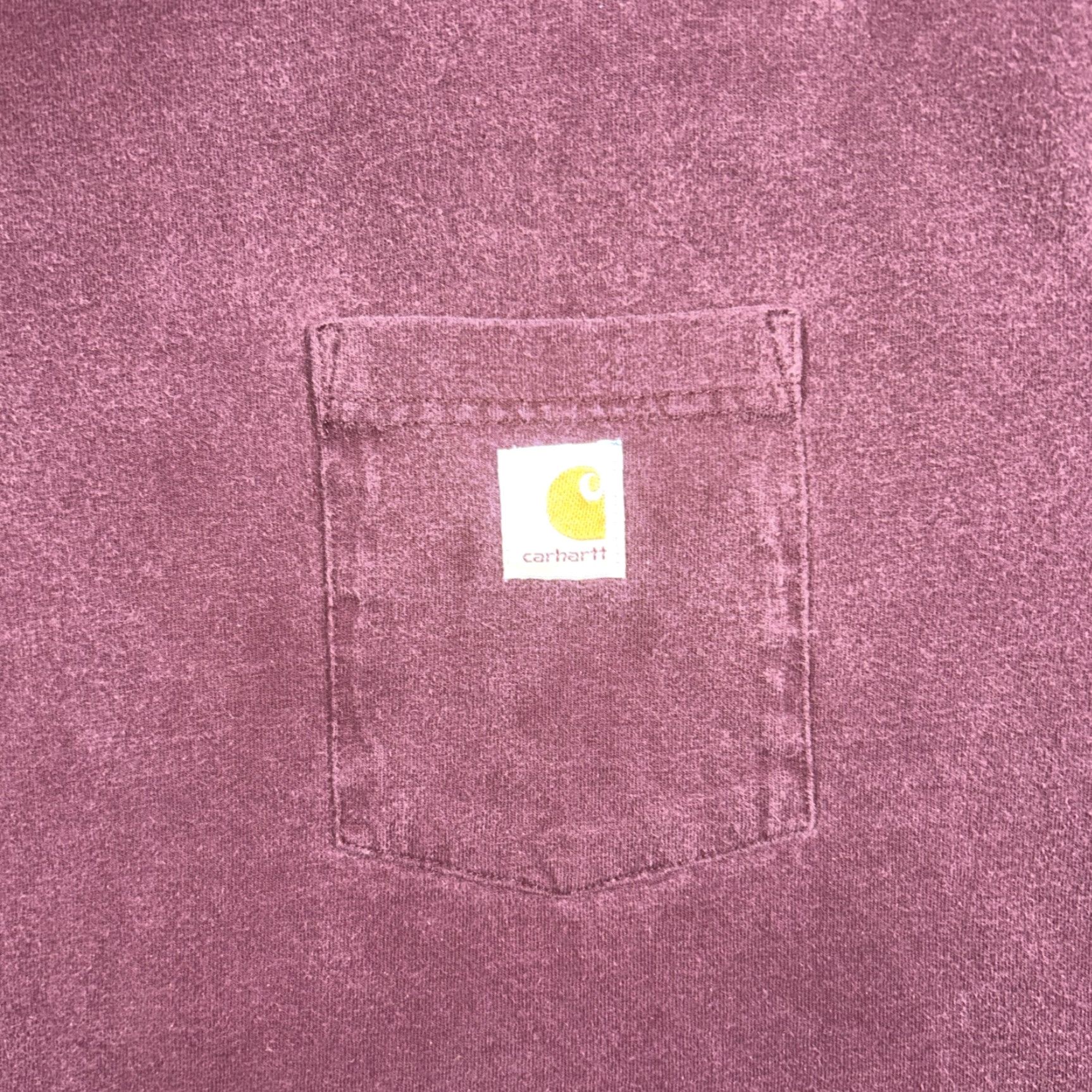 Carhartt Carhartt Shirt 4XL Maroon Red Workwear Short Sleeve T-Shirt Casual Relaxed Men’s Size US XXL / EU 58 / 5 - 2 Thumbnail