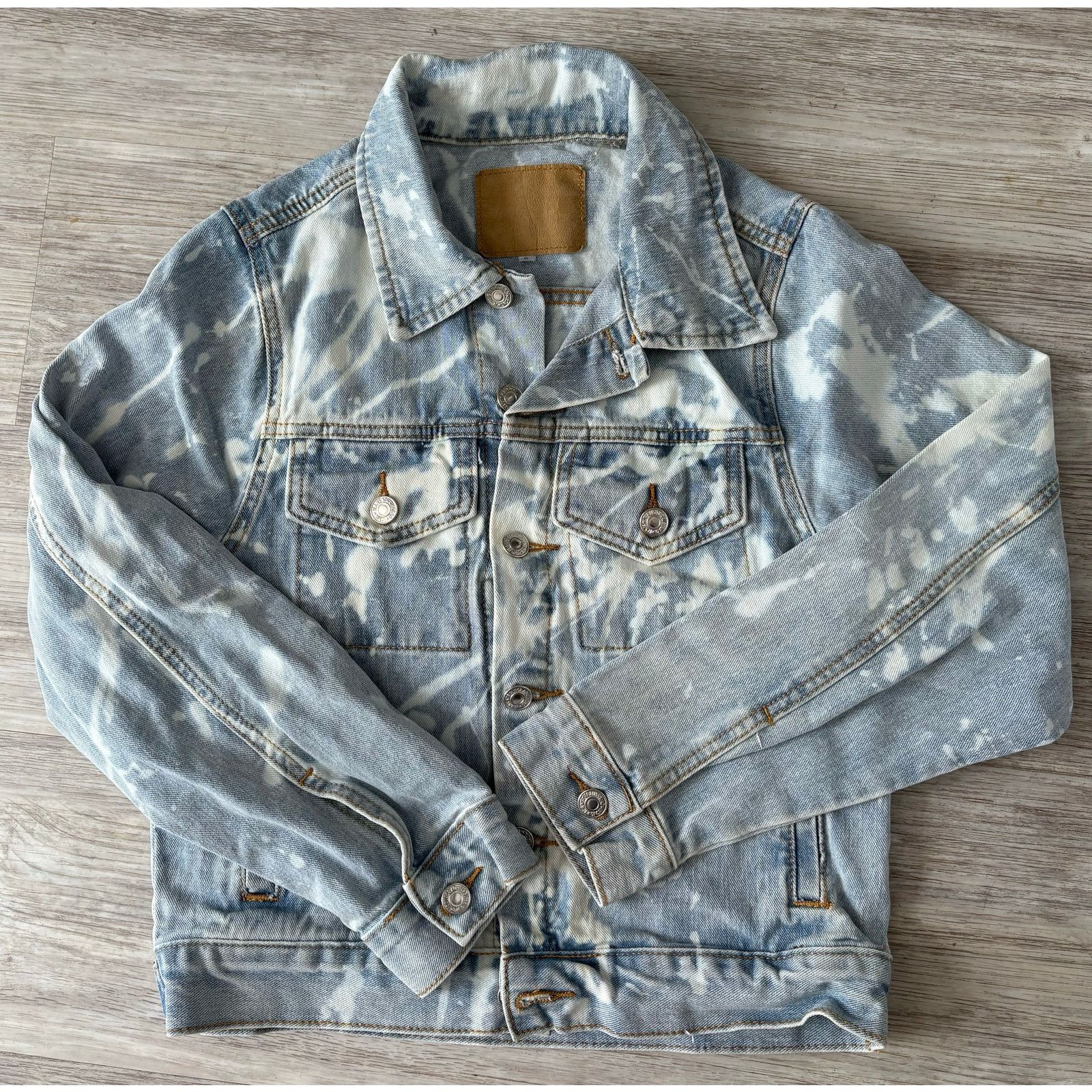 Levi’s Strauss & Co Denim Jacket Bleach Dyed Small