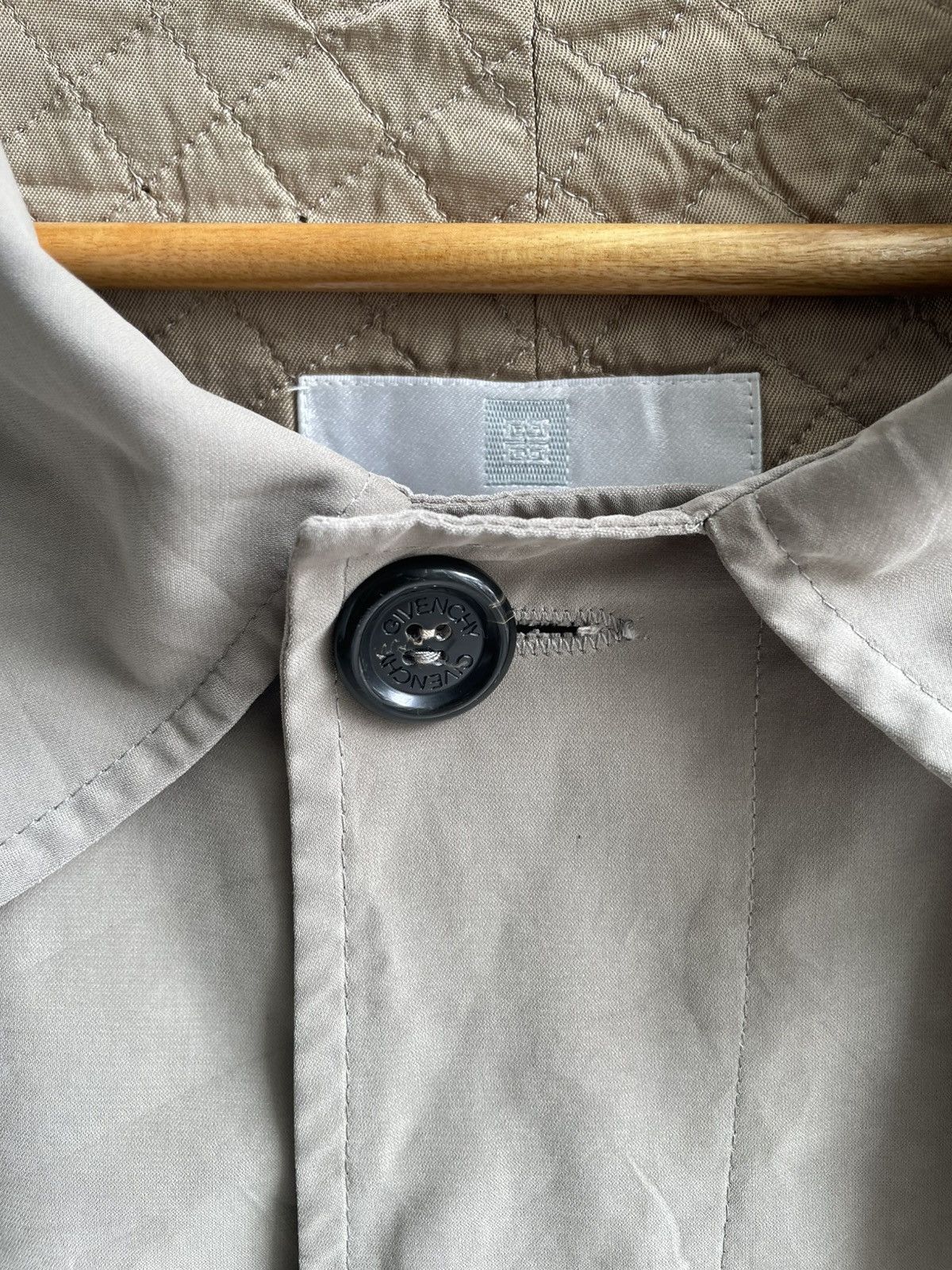 Givenchy Vintage 90's Givenchy Beige Trench Coat Size US XL / EU 56 / 4 - 8 Thumbnail