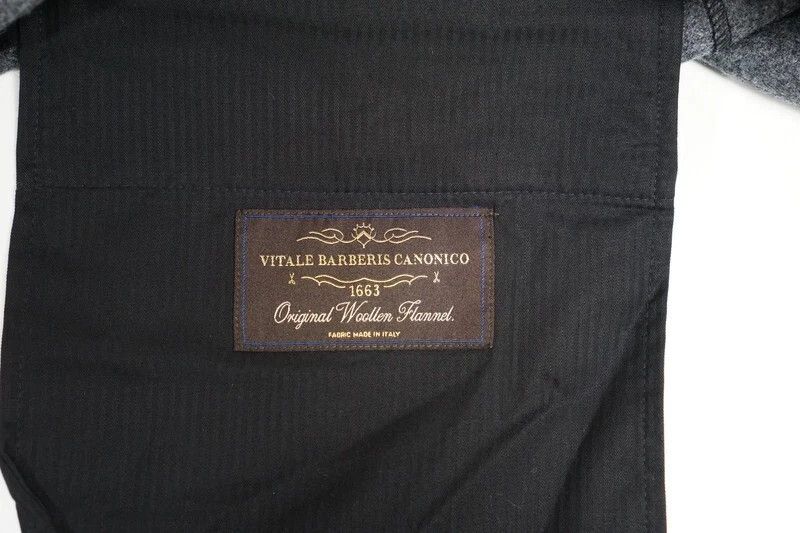 Suitsupply Men Suitsupply Brescia Trousers Flannel Wool Grey Size US44 Size 44R - 4 Thumbnail