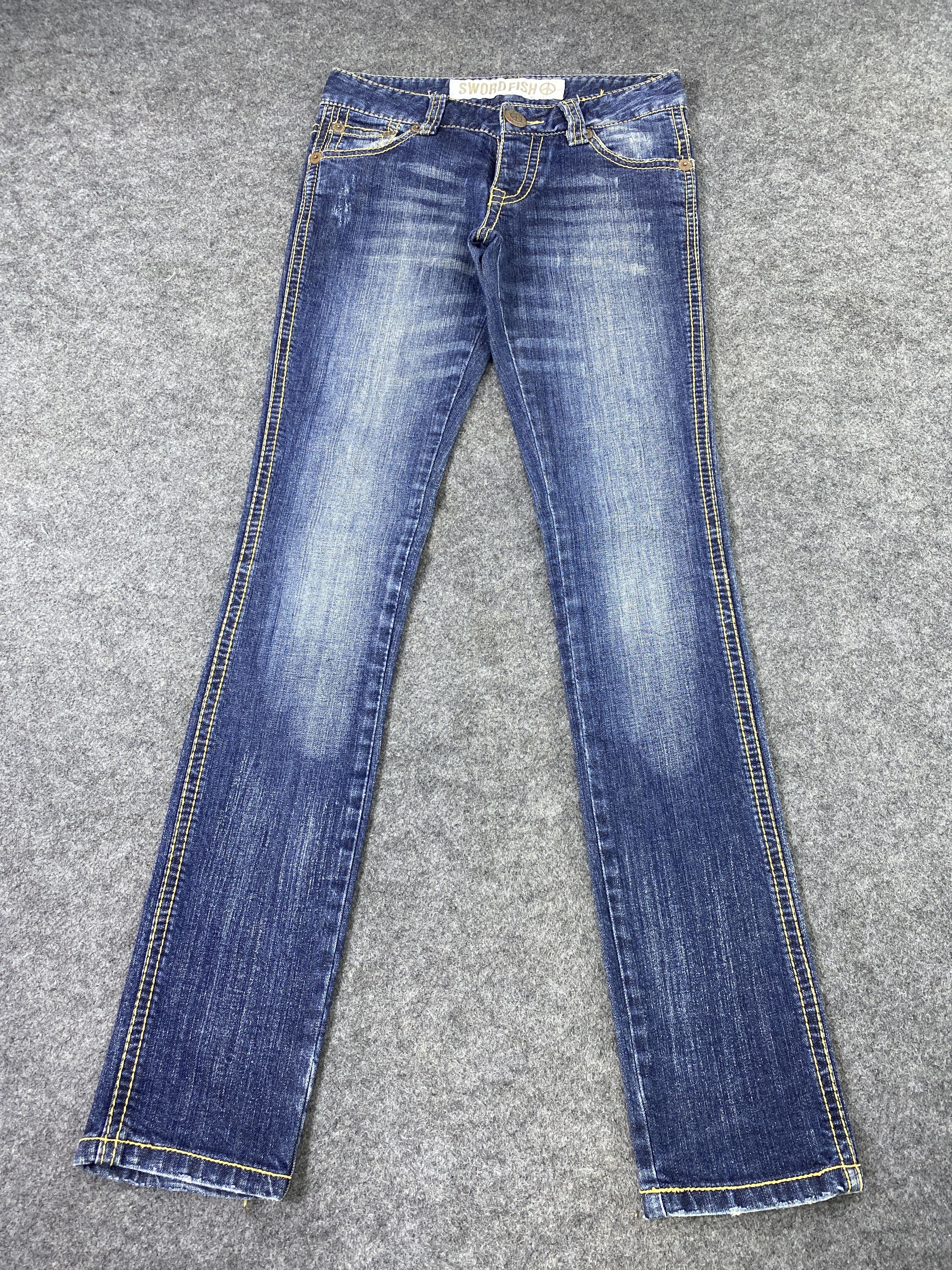 Jean Sword Fish Blue Wash Jeans - J1042 Size 29" - 2 Thumbnail
