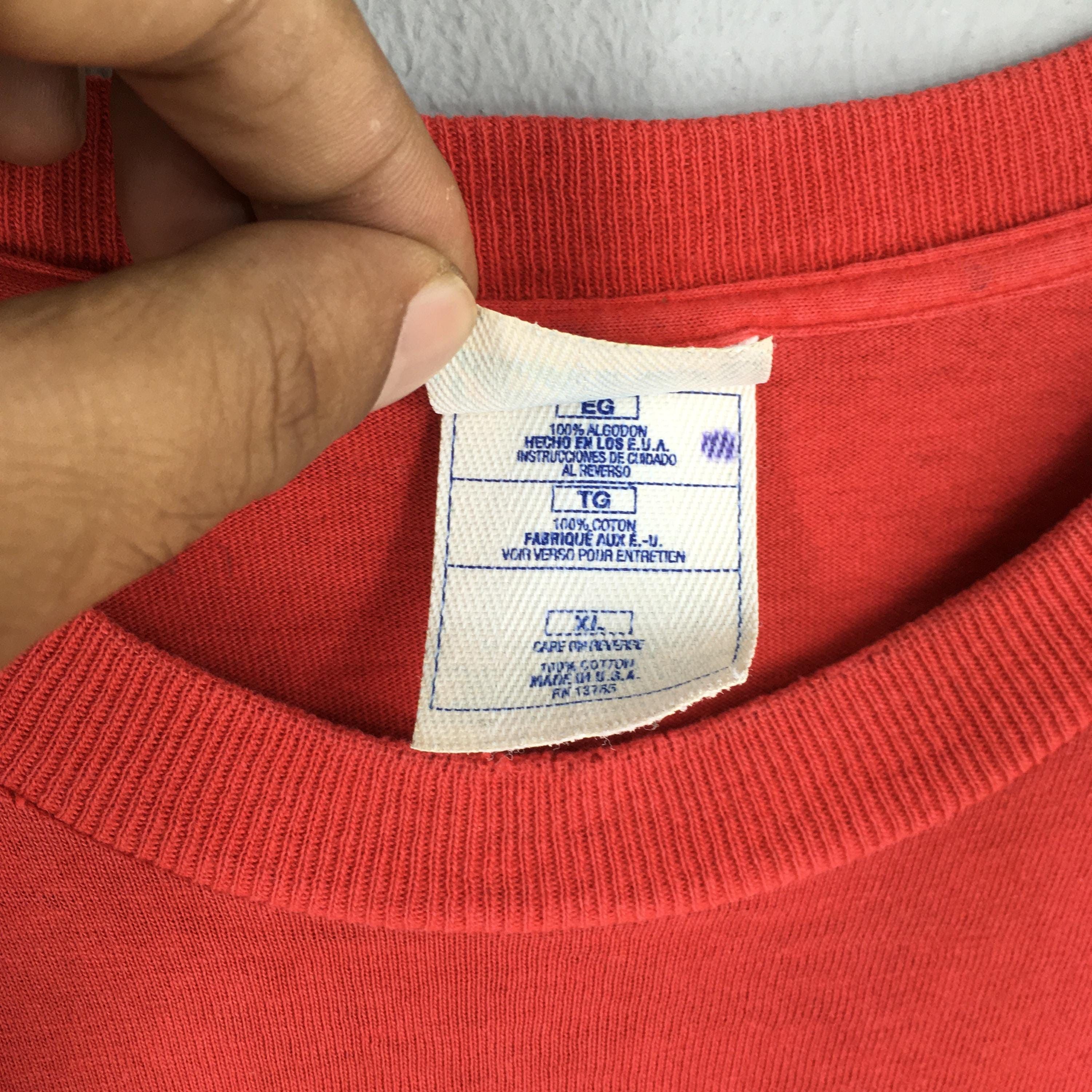 NFL Vintage 90s Kansas City Chiefs NFL Red T shirt XLarge Size US XL / EU 56 / 4 - 5 Thumbnail