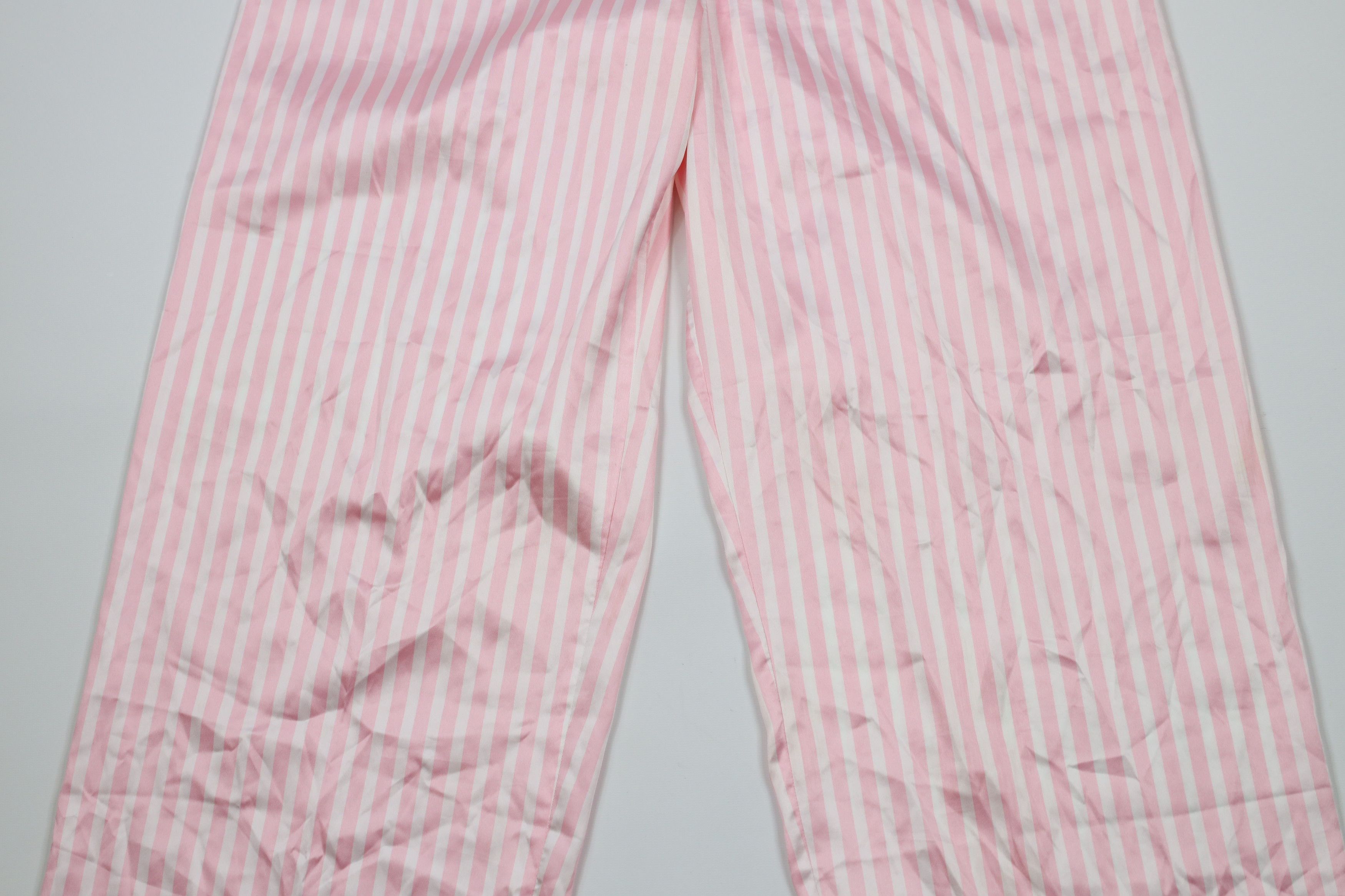 Victoria's Secret × Vintage Vintage Victoria's Secret Silky Polyester Striped Pajamas Size L / US 10 / IT 46 - 16 Thumbnail