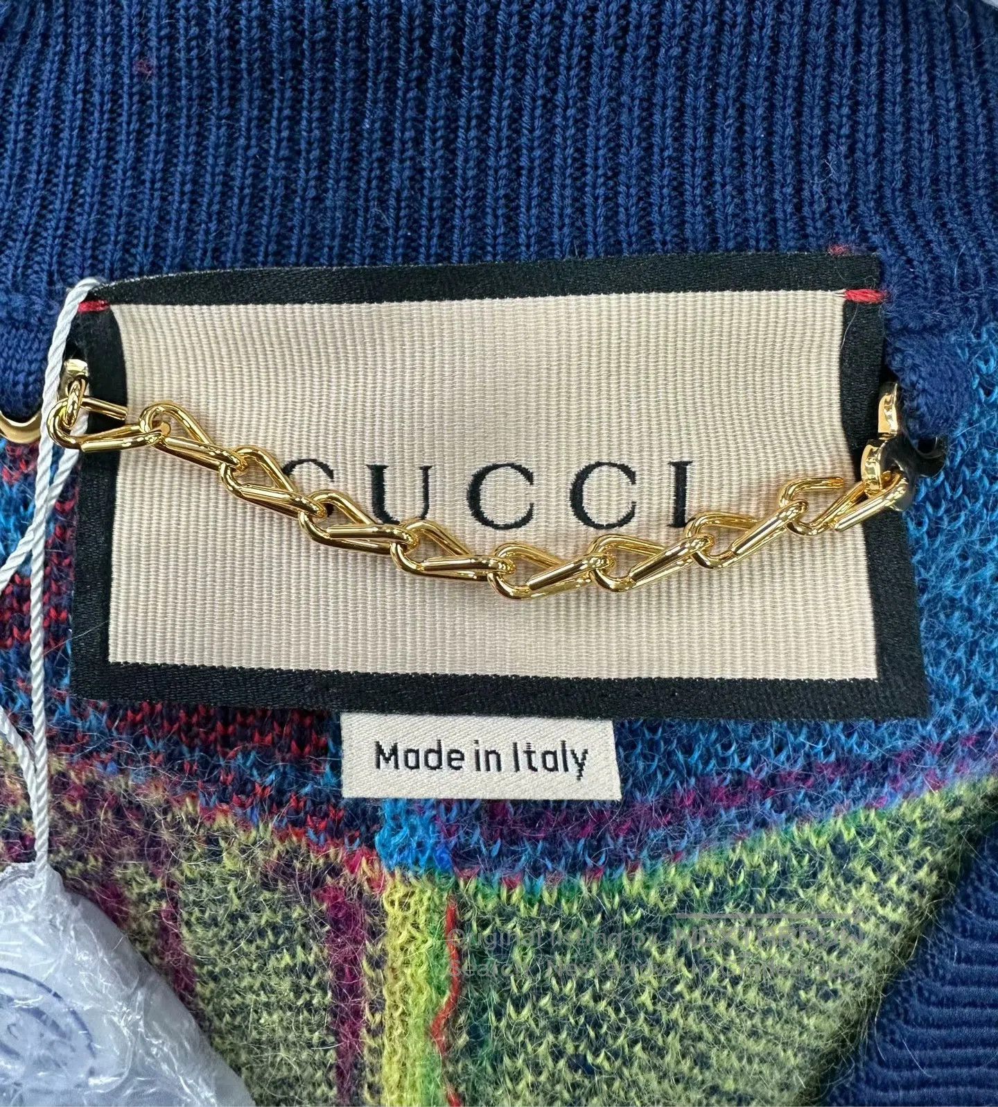 Gucci Guicci Colorful Checkerboard Letter Logo Wool Knit Cardiga Size US S / EU 44-46 / 1 - 3 Thumbnail
