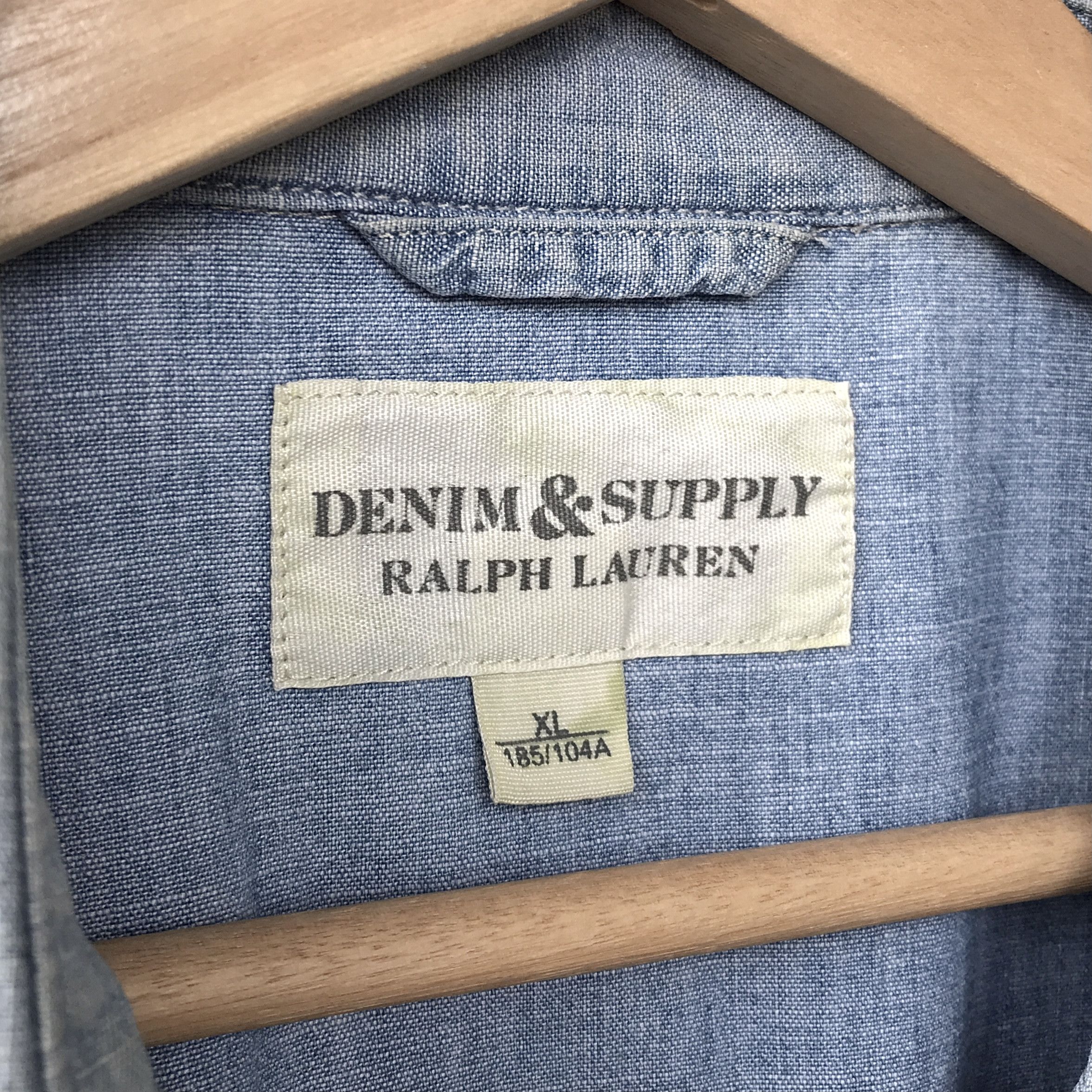 Denim & Supply Ralph Lauren × Ralph Lauren Denim & Supply By Ralph Lauren RL Chambray Western Shirt Size US XL / EU 56 / 4 - 8 Thumbnail