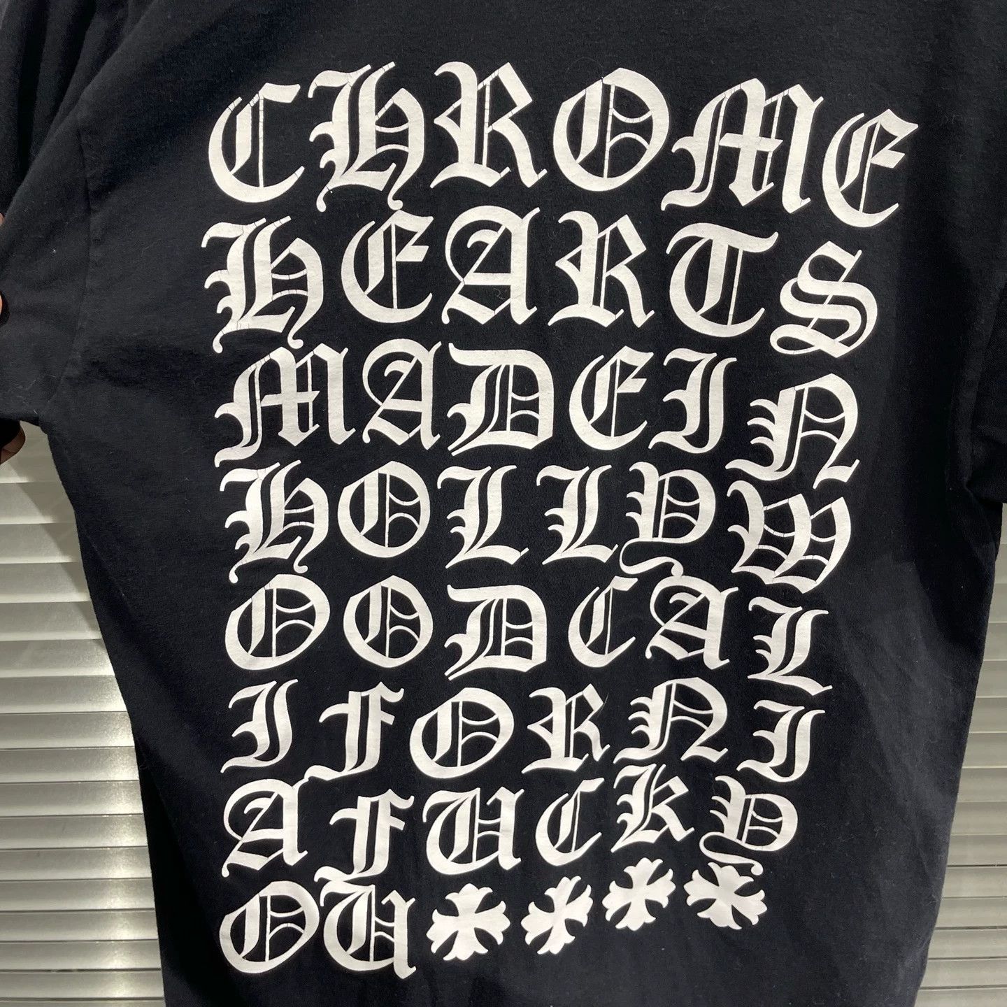 Chrome Hearts Chrome Hearts Back Sanskrit Allover Scroll Print SS Tee M Size M / US 6-8 / IT 42-44 - 6 Thumbnail