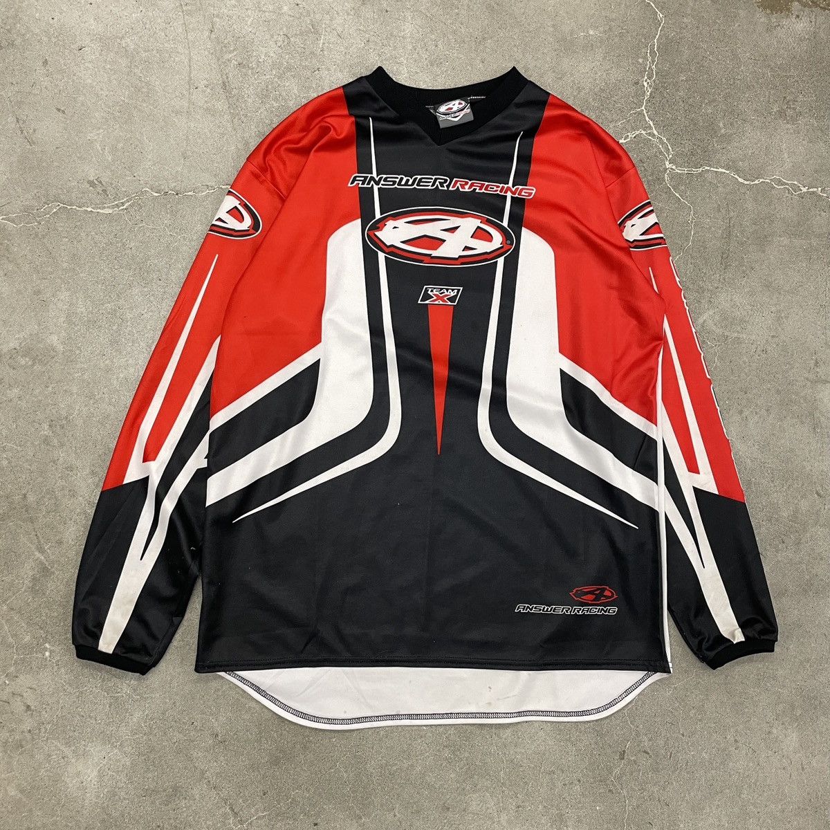 Fox Racing × Streetwear × Vintage Vintage answer racing moto jersey y2k ...