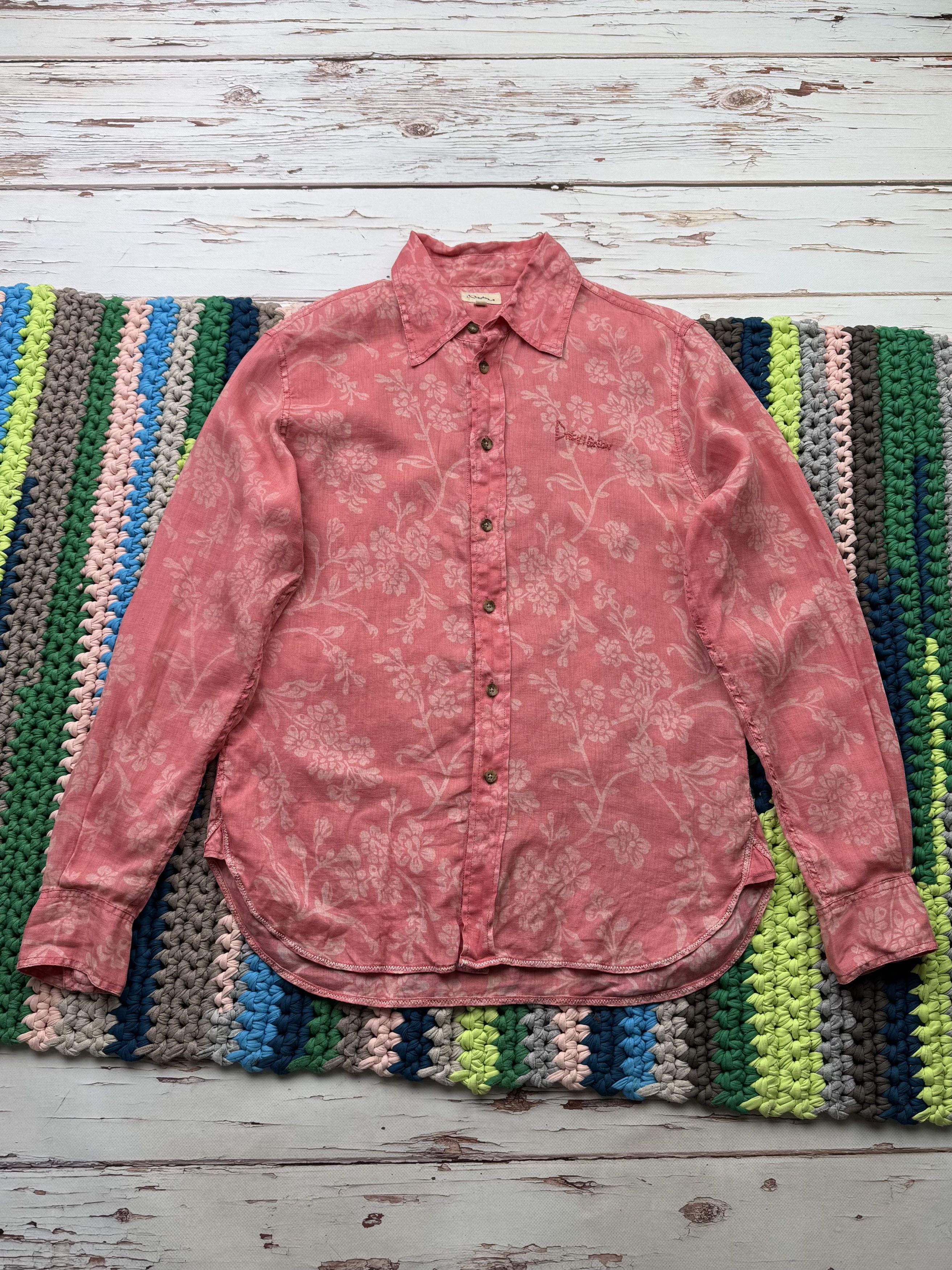 Chevignon Chevignon Vintage Linen Shirt (D10) Size US XL / EU 56 / 4 - 1 Thumbnail