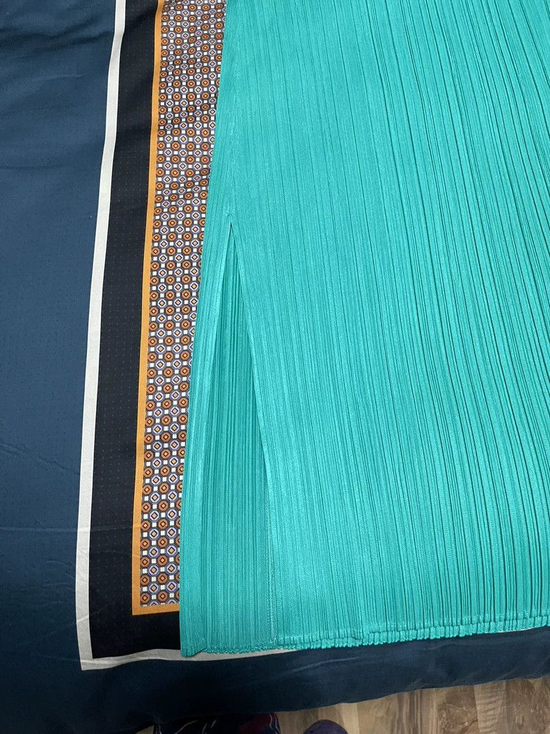 Issey Miyake Issey Miyake Green sleeveless dress Size M / US 6-8 / IT 42-44 - 3 Thumbnail