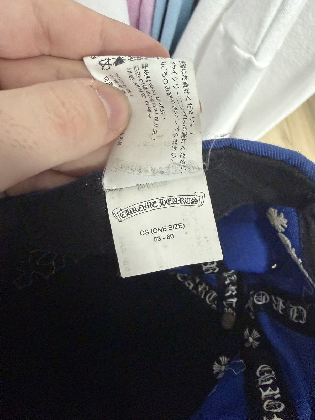 Chrome Hearts Chrome hearts blue/white multi patch hat Size ONE SIZE - 12 Thumbnail