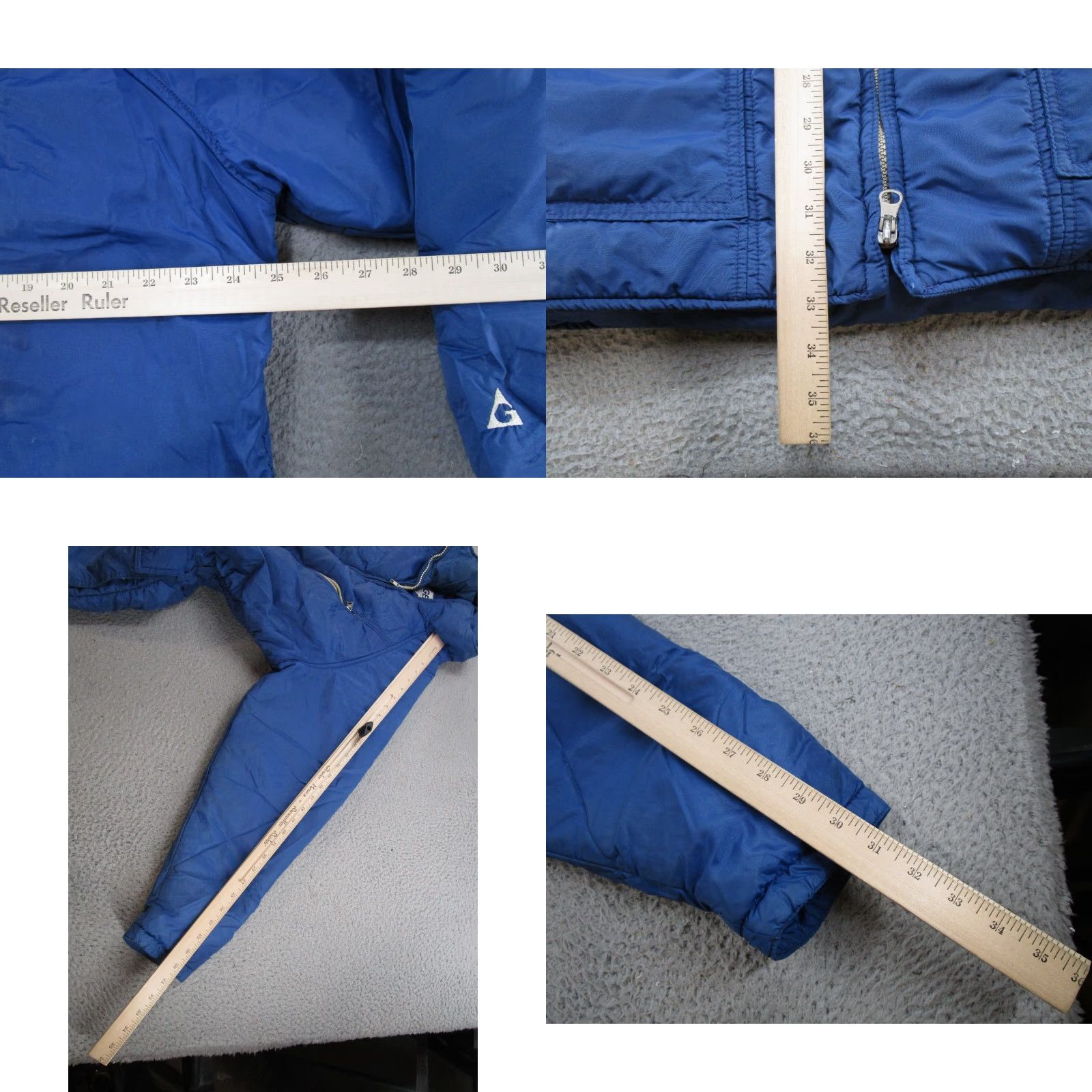 Vintage VINTAGE Gerry Jacket Mens Full Zip Puffer Down Filled 80s Skiing Blue Size 50 Chest 50 READ Size US M / EU 48-50 / 2 - 8 Thumbnail