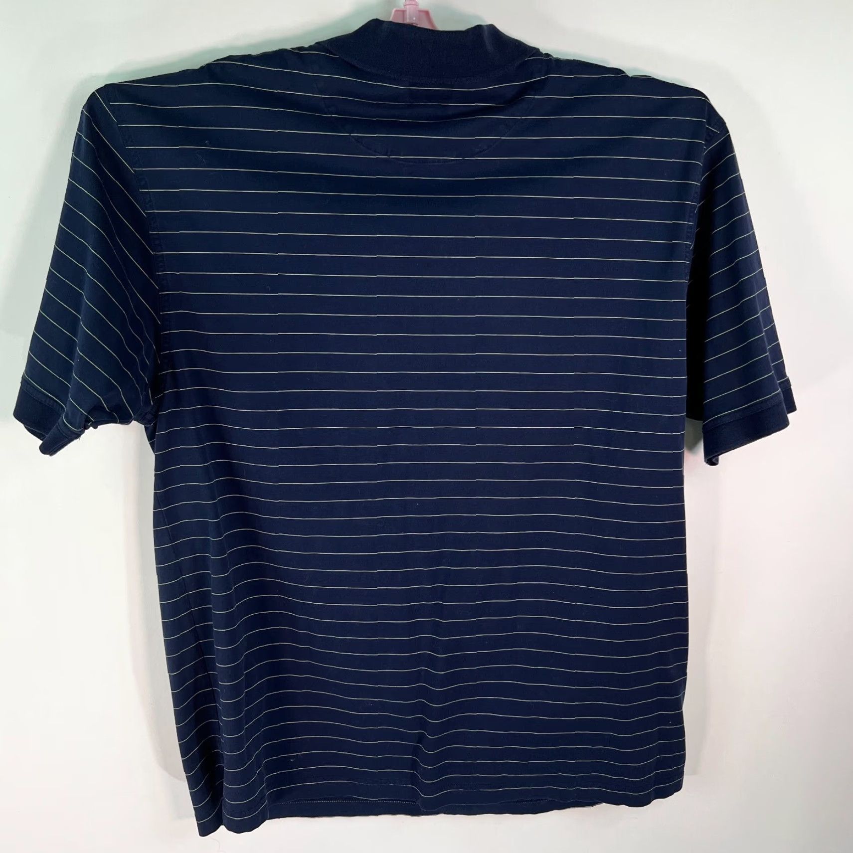 Vintage Ping Polo Shirt XL Mens Mercerized Striped Blue 100% Pima Cotton Pullover Casual Classic Shirt Mens XL Blue Striped Polo Size US XL / EU 56 / 4 - 2 Thumbnail