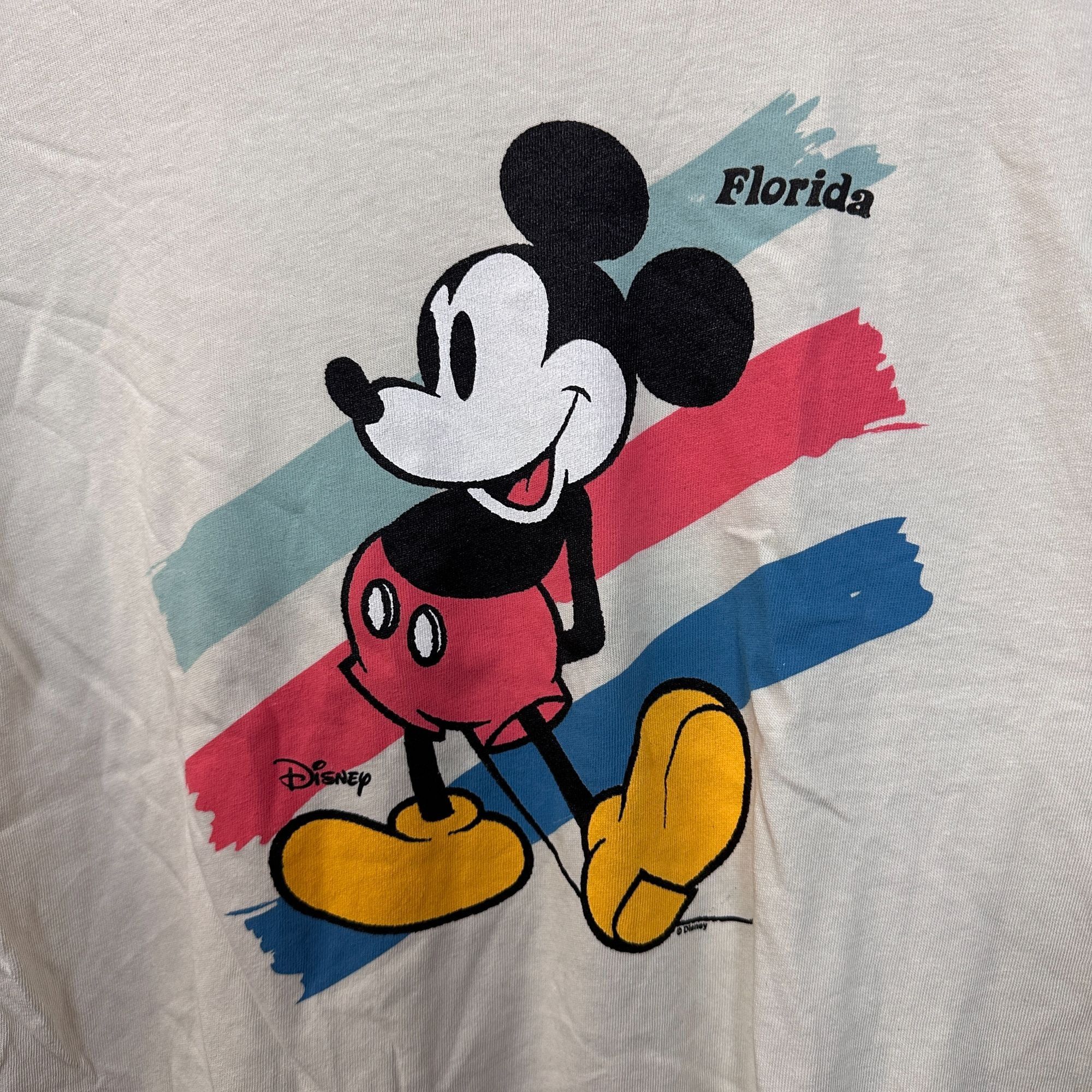 Disney Mickey Mouse Florida Distressed Disney Women’s Top L Size L / US 10 / IT 46 - 2 Thumbnail
