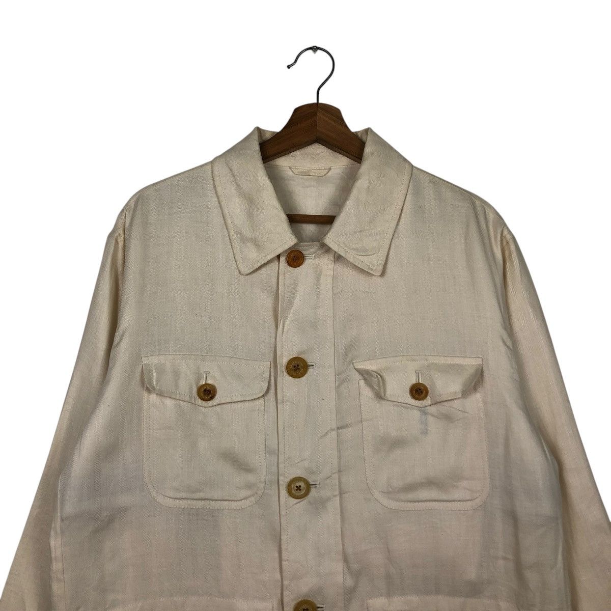 Japanese Brand 🔥VINTAGE CHORE WORK JACKET AQUASCUTUM LONDON MULTI POCKETS Size US L / EU 52-54 / 3 - 5 Thumbnail