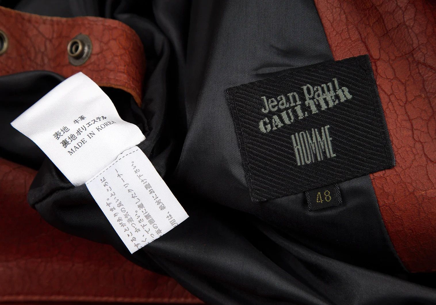 Jean Paul Gaultier Leather Trench Coat in Brown Size 48 Size US M / EU 48-50 / 2 - 19 Thumbnail