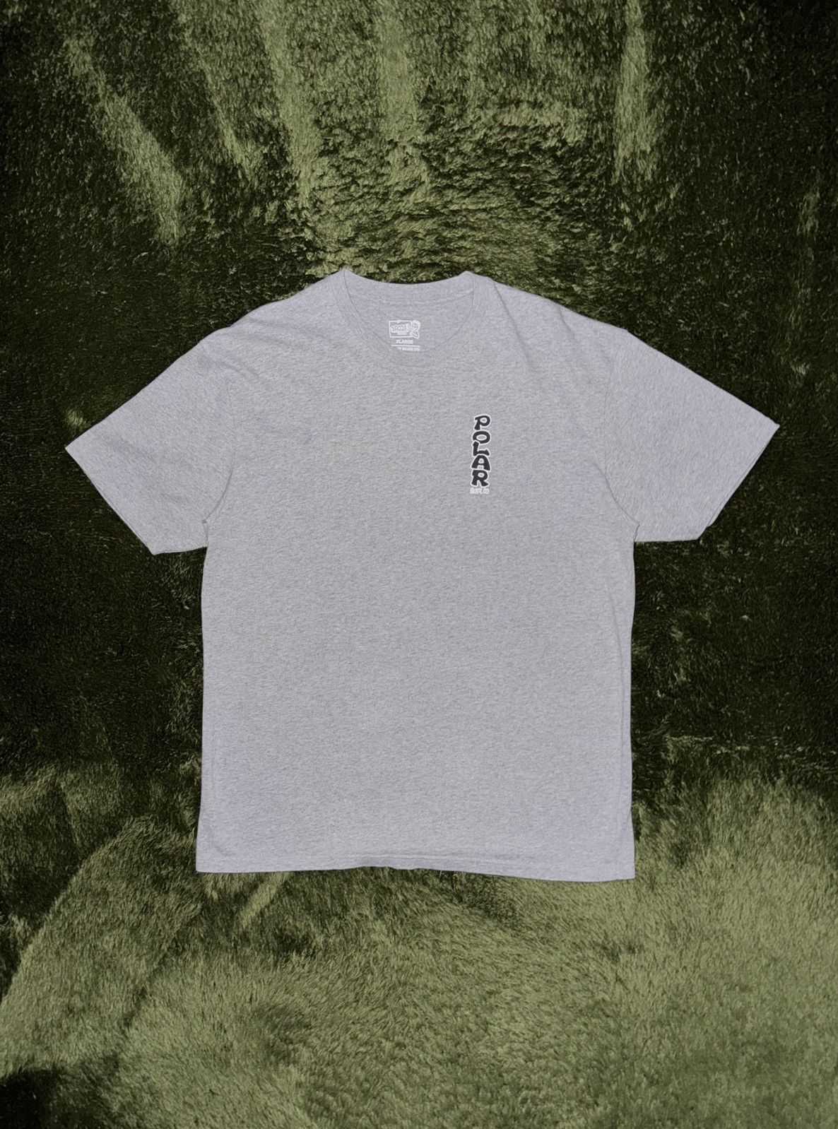 Polar Skate Co. [XL] Polar Skate Co. Vertical Logo T-Shirt Heather Grey Size US XL / EU 56 / 4 - 1 Thumbnail