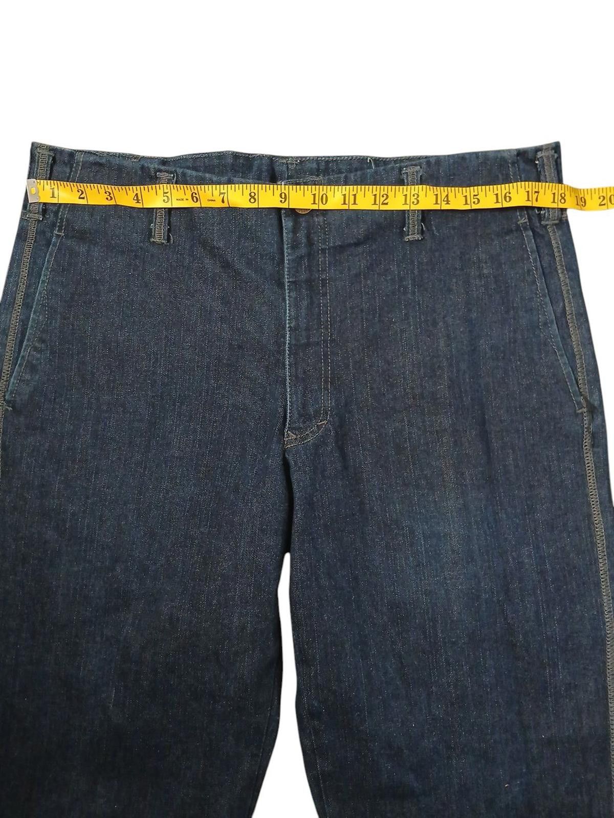 Palmer Trading Company 70's Palmieri 36x30 Dark Wash Denim Blue Jeans USA vintage Size US 36 / EU 52 - 5 Thumbnail