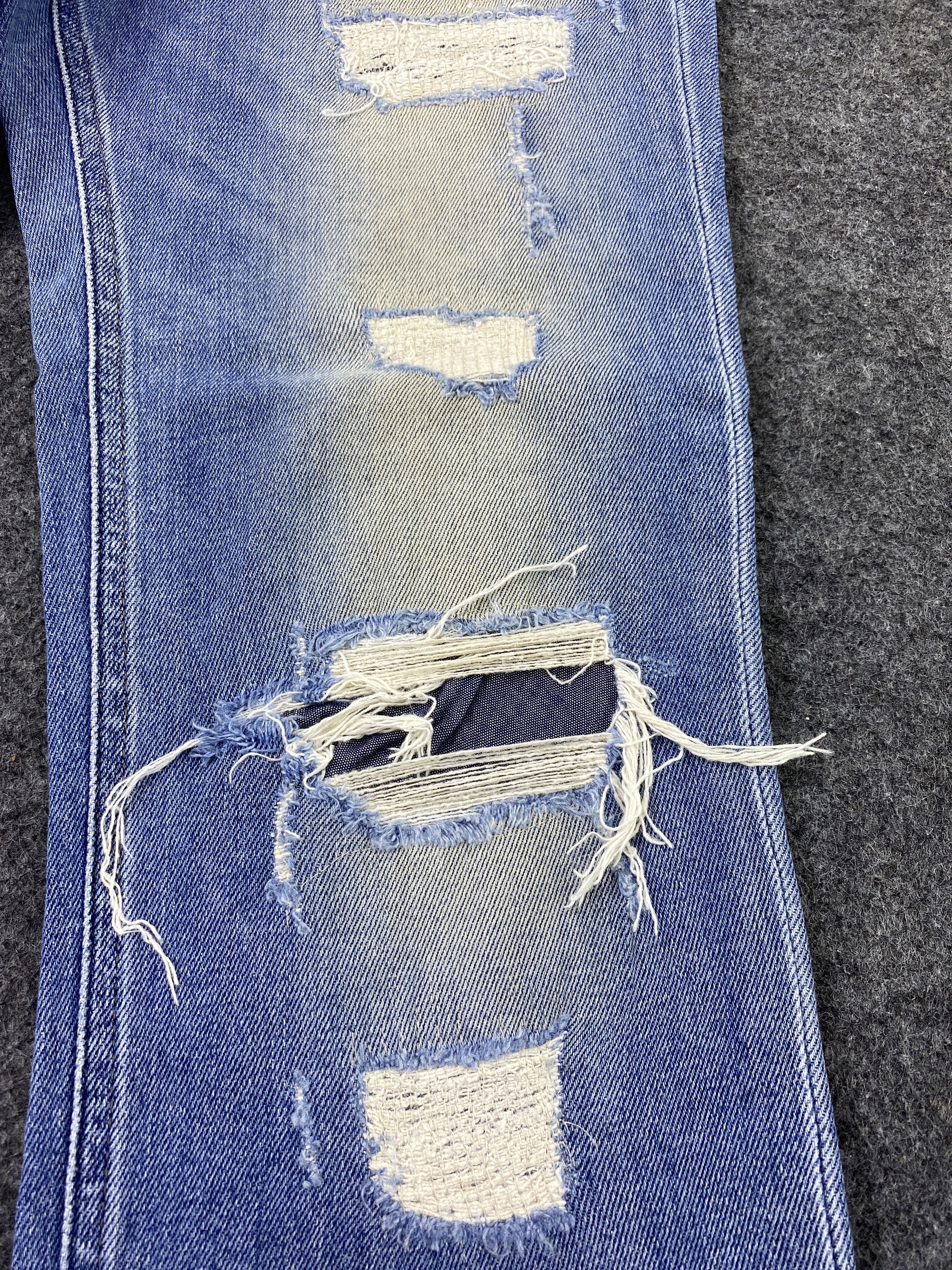Diesel Diesel Distressed Blue Wash Denim Streetwear - J1111 Size US 28 / EU 44 - 9 Thumbnail