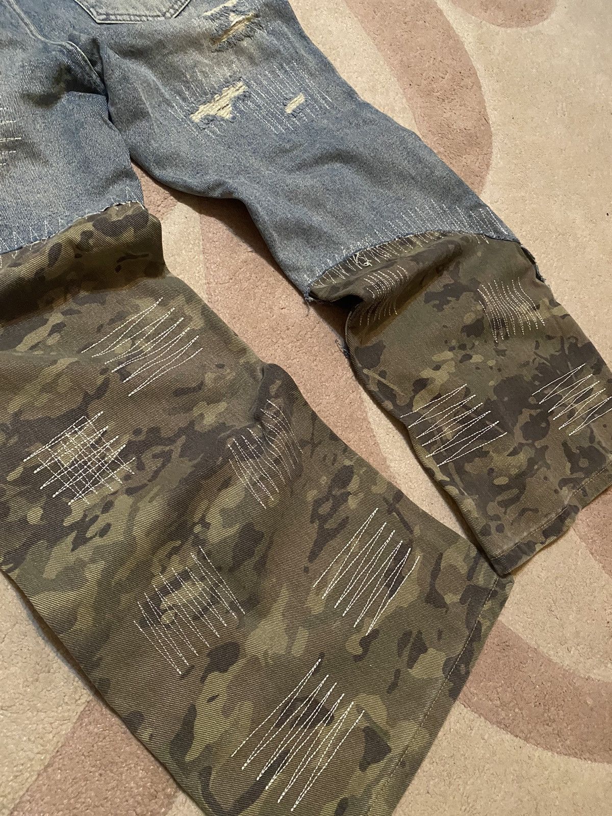 If Six Was Nine If six was nine Japanese Jeans camouflage Distressed Denim Size US 34 / EU 50 - 9 Thumbnail