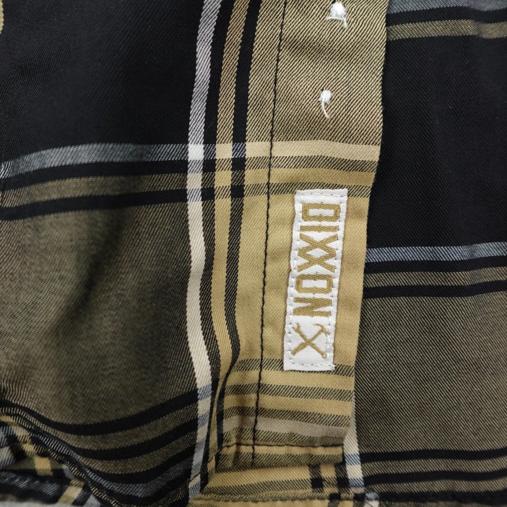 Vintage Dixxon Flannel Shirt Mens 4XL Black Beige Plaid Drexyl Bamboo Blend Short Sleeve Size US XXL / EU 58 / 5 - 4 Thumbnail