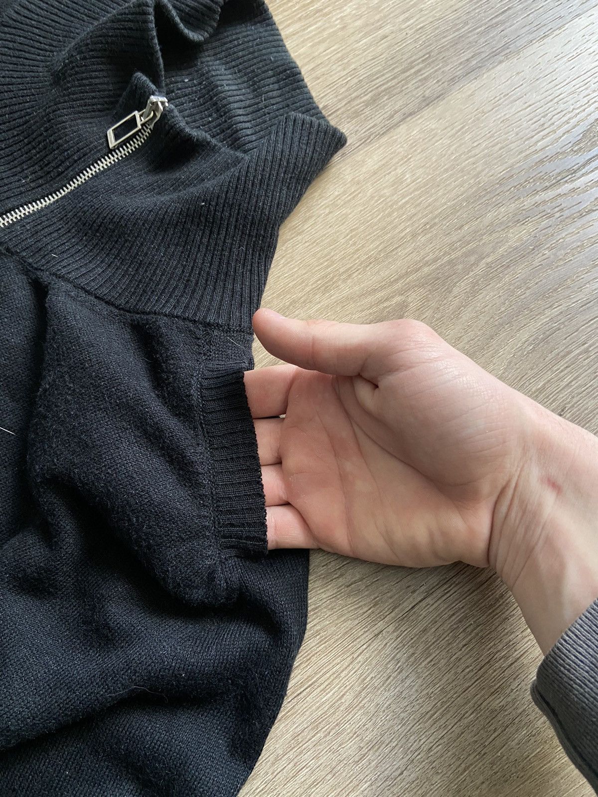 Dior Dior Homme Black Zip-Up Turtleneck Size US L / EU 52-54 / 3 - 3 Thumbnail