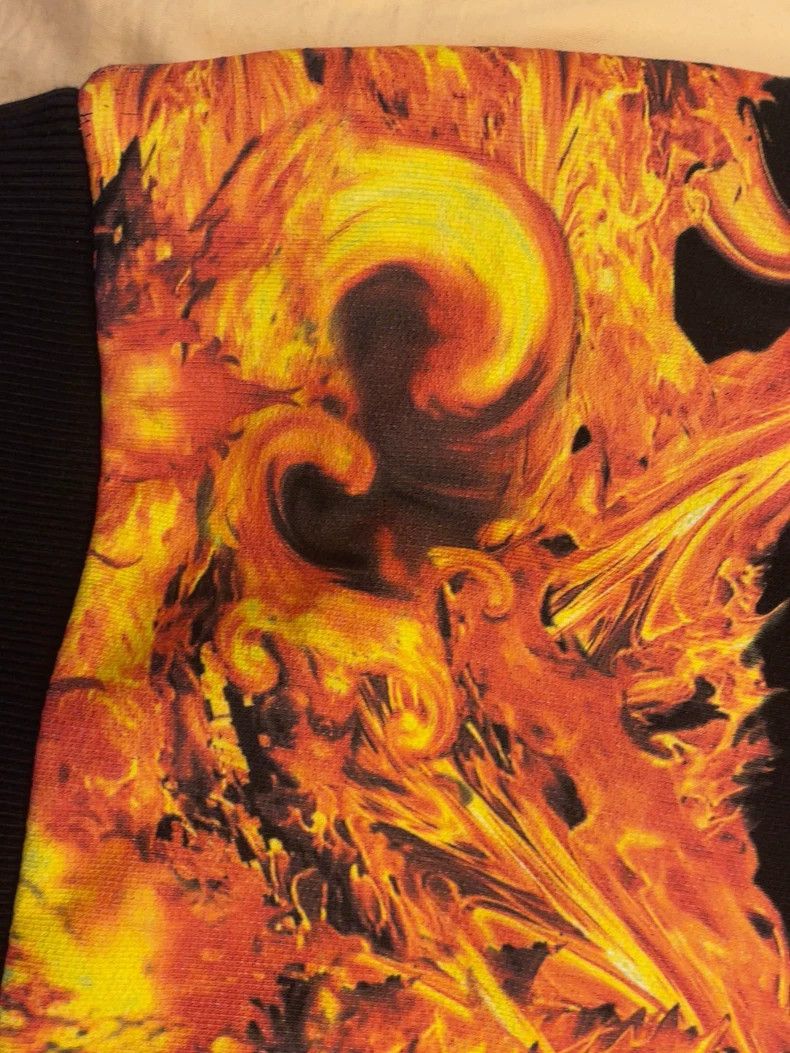 Givenchy Givenchy GVC vintage flame hem hoodie, 14SS size Size US L / EU 52-54 / 3 - 5 Thumbnail
