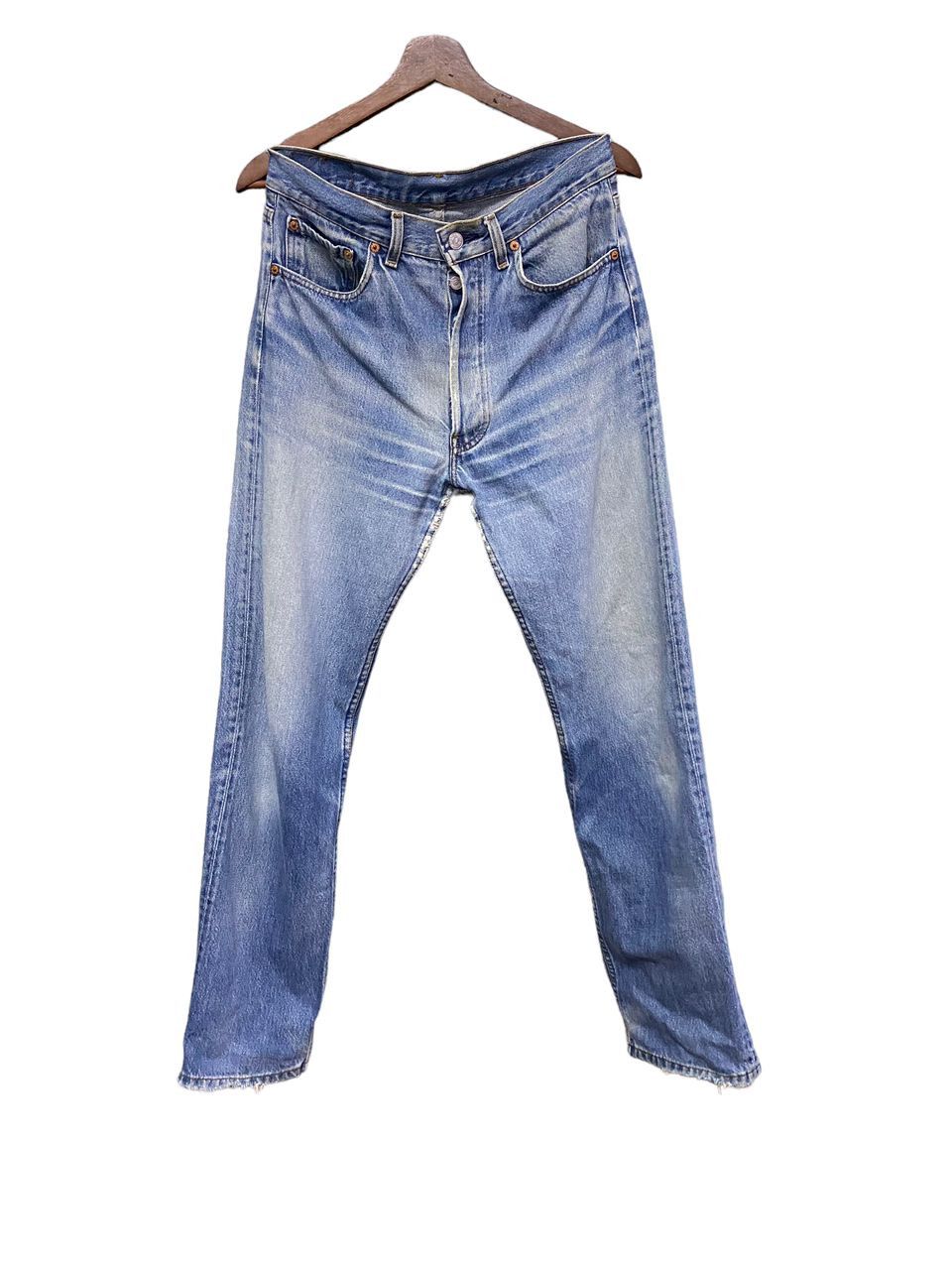 Levi's VINTAGE 90s LEVIS 501 XX BUTTON 555 DENIM JEANS Size US 32 / EU 48 - 1 Thumbnail