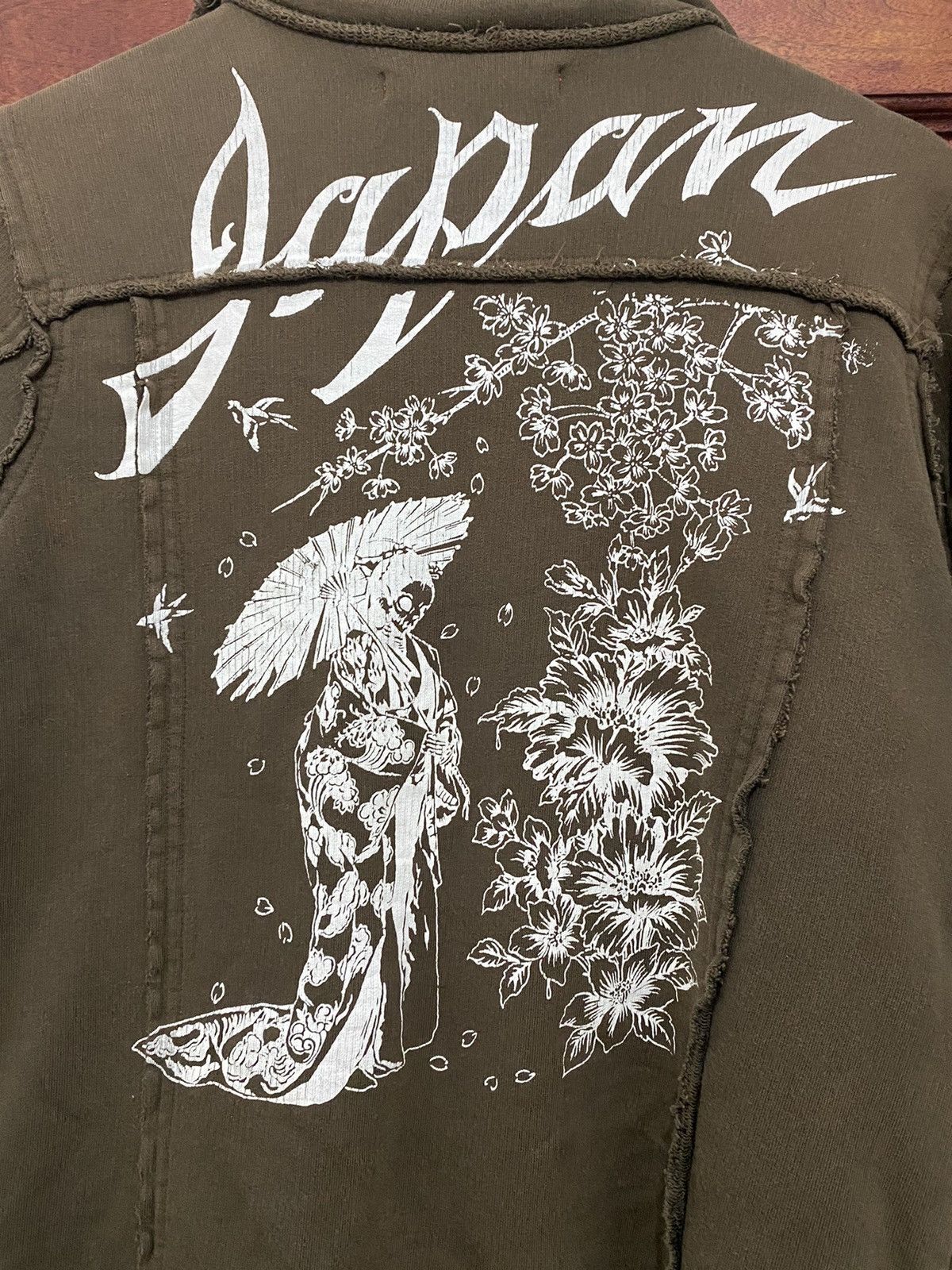Japanese Brand × Le Grande Bleu (L.G.B.) × Seditionaries 🔥Algonquins Japan Sakura Distressed Design Sweatshirt Size M / US 6-8 / IT 42-44 - 8 Thumbnail
