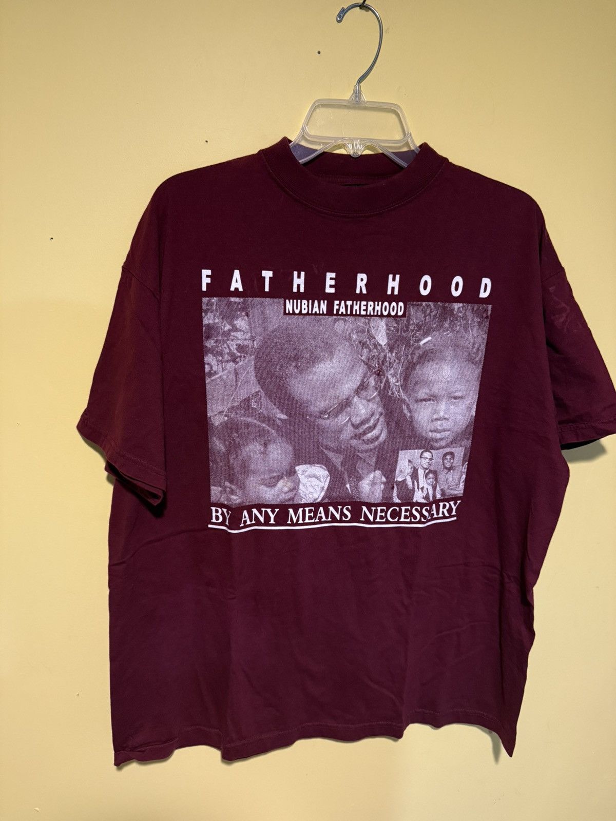 Other Vintage Malcolm X Fatherhood Double-Sided Shirt Large 90s Size US L / EU 52-54 / 3 - 1 Thumbnail