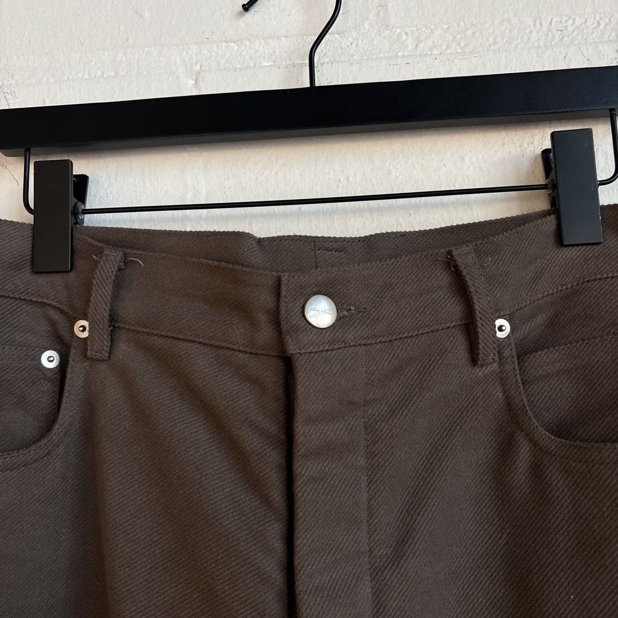 Rick Owens Rick Owens Tan Corduory Flared Pants Size US 34 / EU 50 - 5 Thumbnail