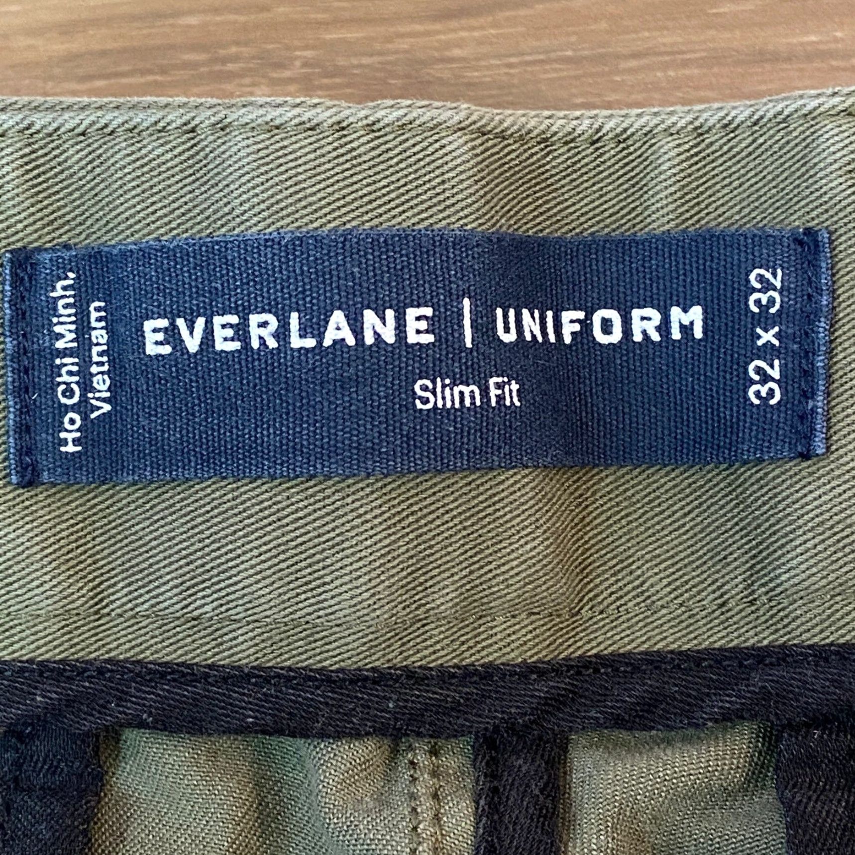 Everlane **EVERLANE Mens Slim Fit Chino Pants 32x30 Olive Green** User: EVERLANE Mens Slim Fit Chino Pants 32x30 Olive Green Size US 32 / EU 48 - 3 Thumbnail