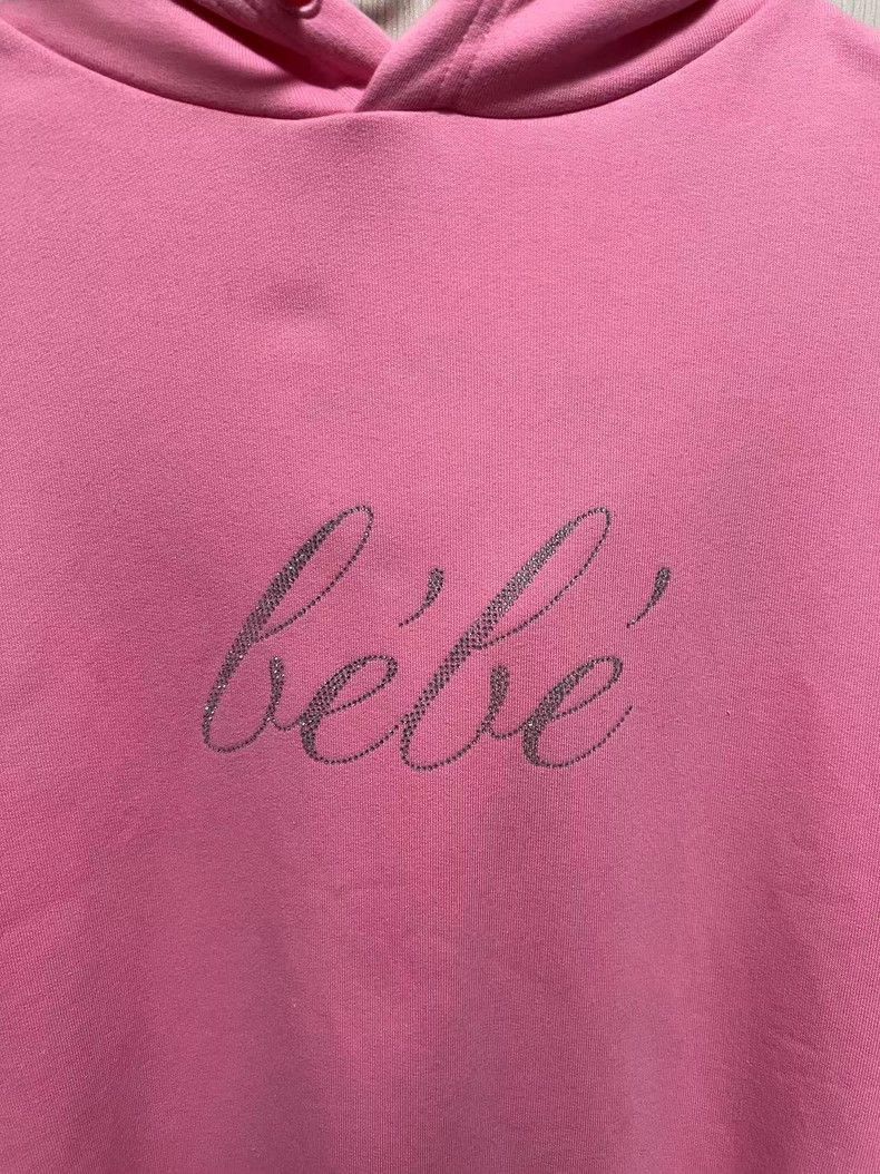 Balenciaga Balenciaga Pink Bebe Hoodie with Rhinestones-2506 Size M / US 6-8 / IT 42-44 - 2 Thumbnail