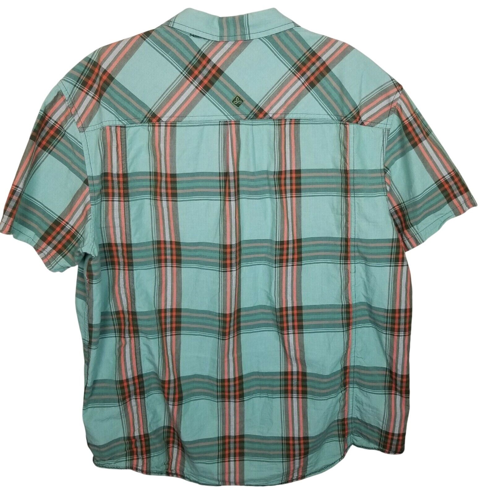 Prana Prana Mens Plaid Organic Cotton Shirt Size XL Gorpcore Size US XL / EU 56 / 4 - 6 Thumbnail
