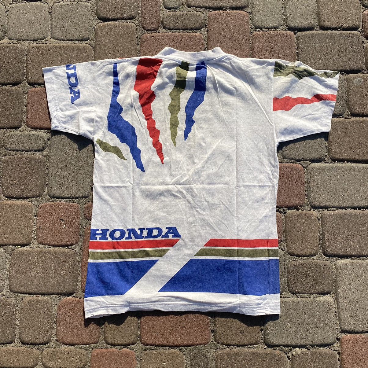 Honda × Vintage Vtg Y2K Honda CRX JDM tee / Honda HRC Formula 1 NASCAR shirt Size US S / EU 44-46 / 1 - 9 Thumbnail