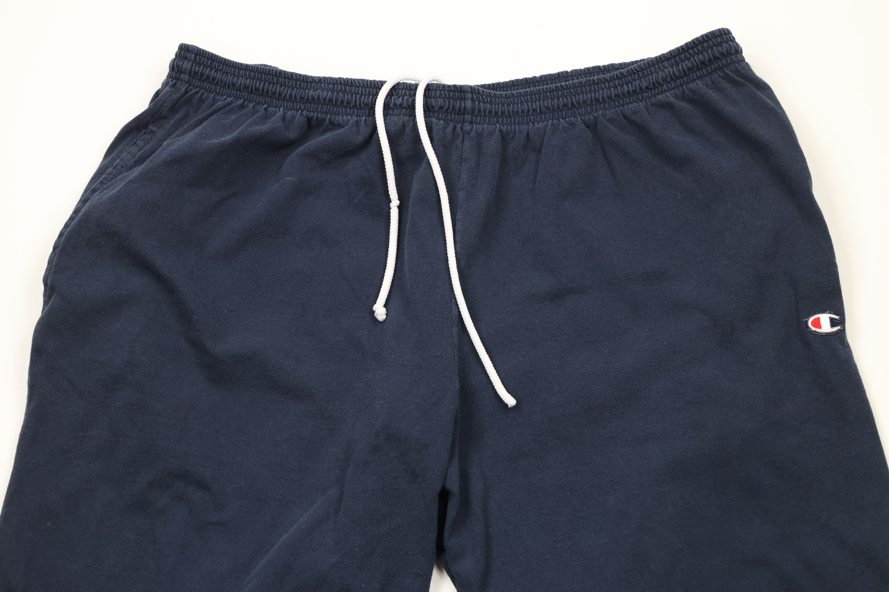 Champion × Vintage Vintage 90s Champion Classic Logo Wide Leg Pants Cotton Blue Size US 40 / EU 56 - 2 Thumbnail