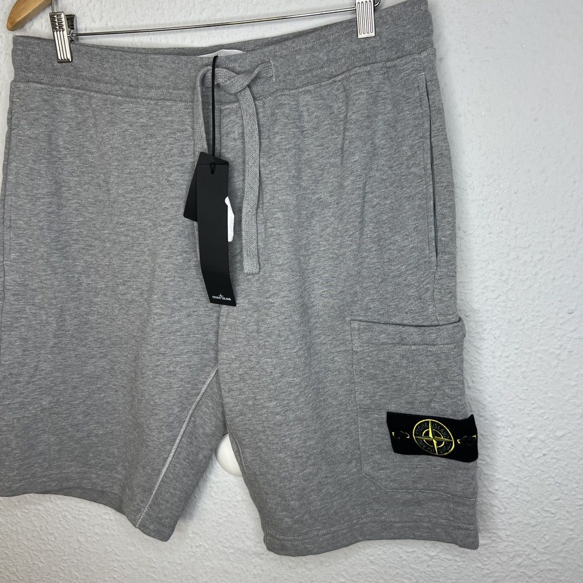 Stone Island Stone Island Bermuda Fleece Shorts Pants Trousers Grey Size US 34 / EU 50 - 3 Thumbnail