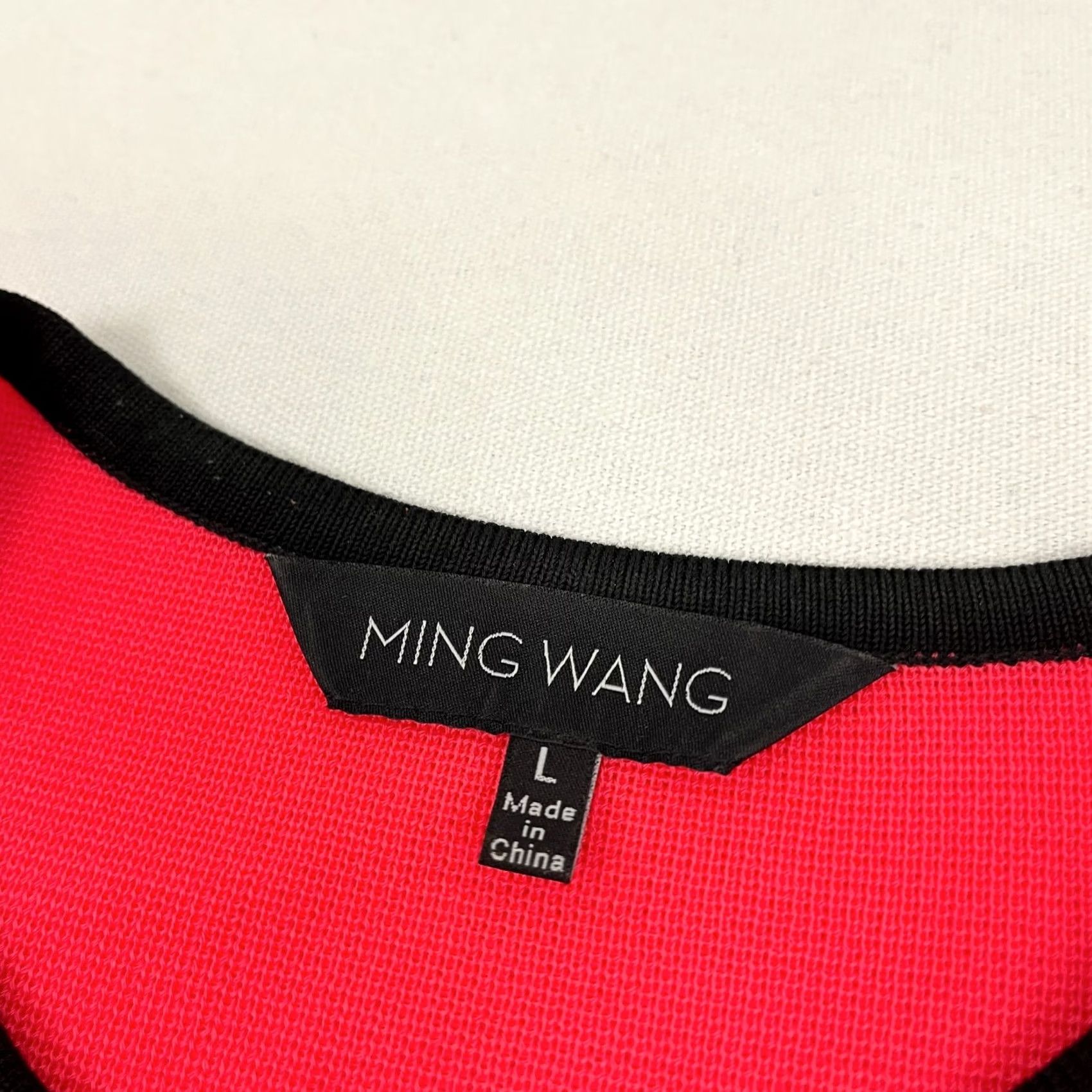 Vintage Ming Wang Jacket Womens L Neon Pink Open Front Hook Tunic 3/4 Sleeve Cardigan Size L / US 10 / IT 46 - 3 Thumbnail