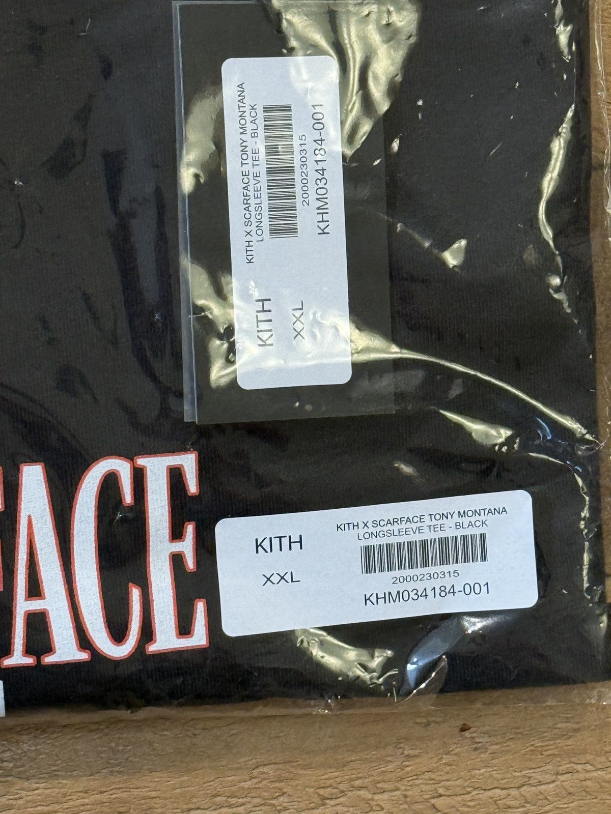 Kith Kith x Scarface Tony Montana Long Sleeve Tee Size XXL Size US XXL / EU 58 / 5 - 9 Thumbnail