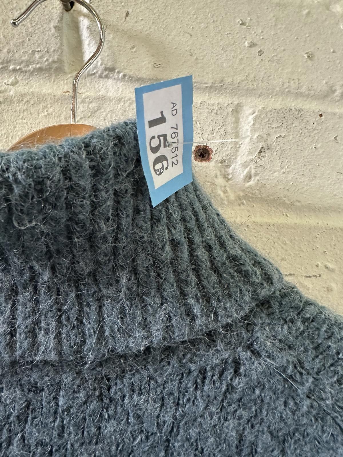 Zara Grey Turtleneck Wool Sweater Size M / US 6-8 / IT 42-44 - 3 Thumbnail
