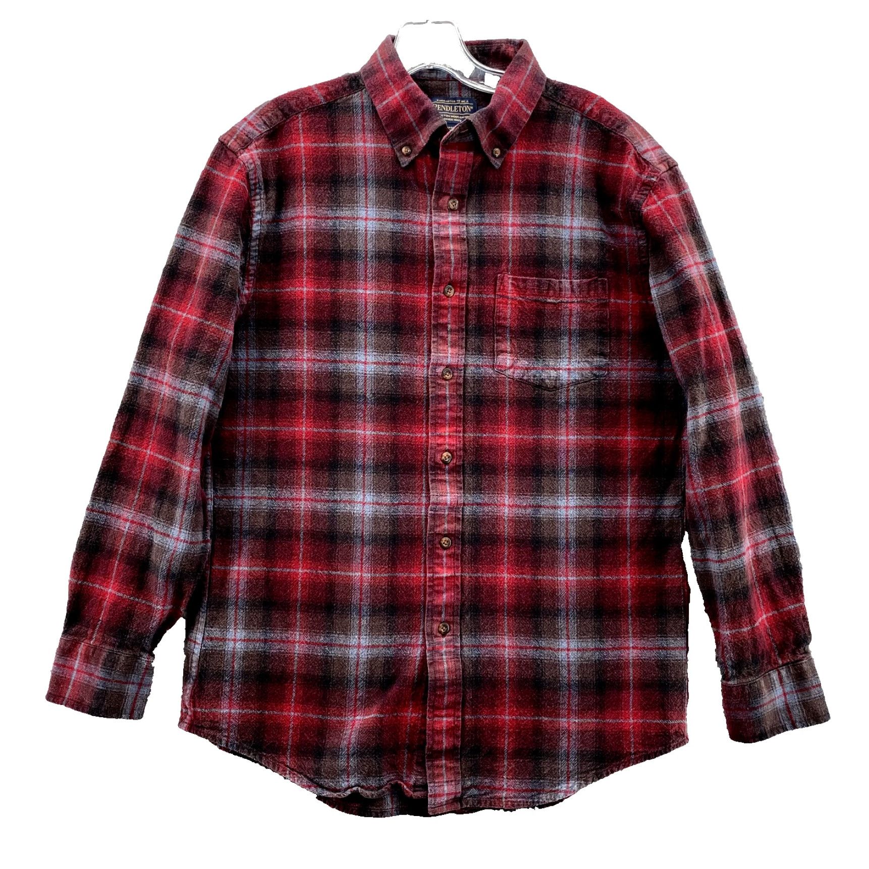 Pendleton Pendleton Mason Flannel Shirt Men's Medium Red Plaid Chamois Gorpcore Cabin Core Shirt Mens M Red Plaid Pendleton Mason Flannel Shirt Size US M / EU 48-50 / 2 - 2 Thumbnail