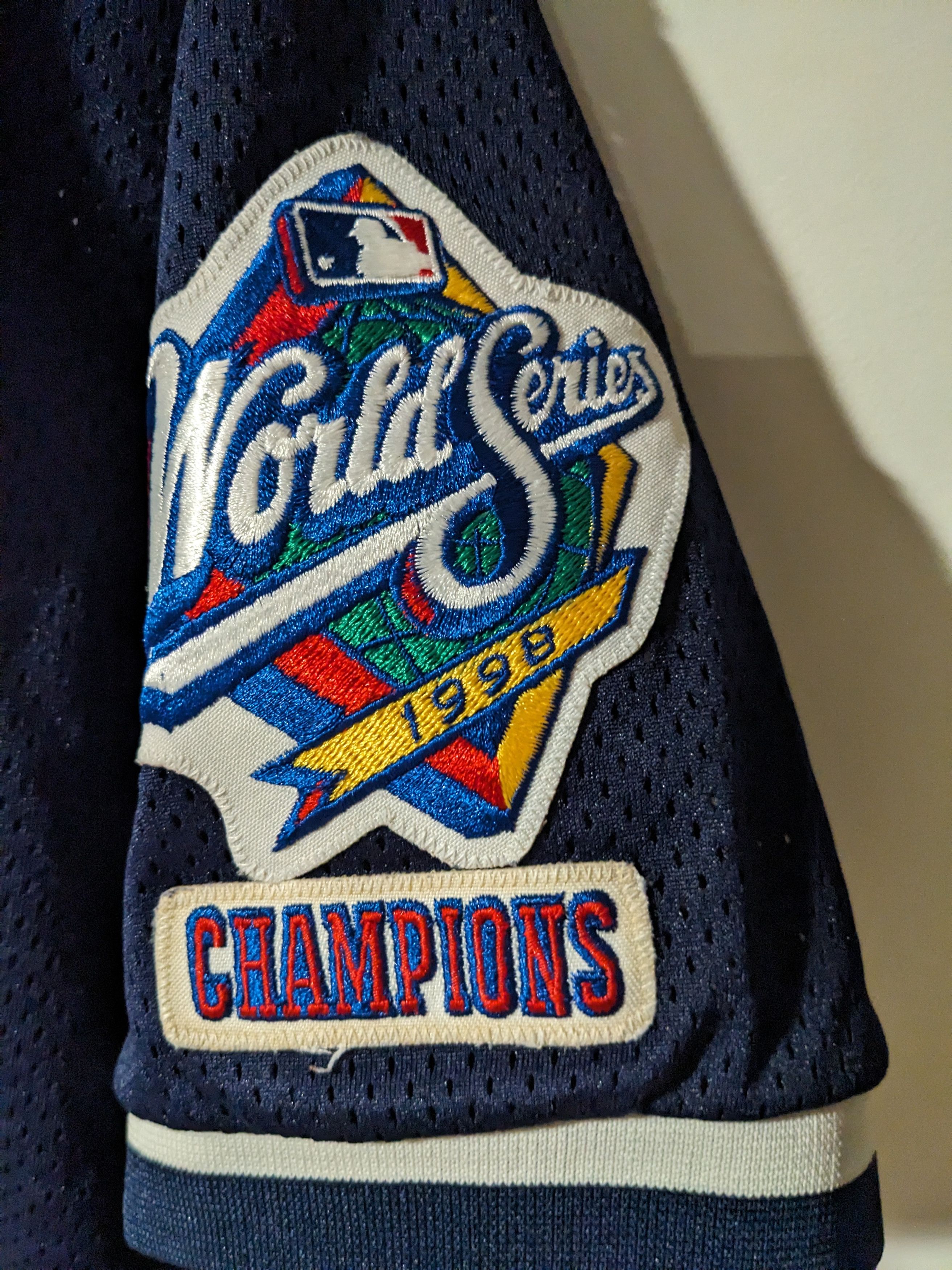 New York Yankees × Vintage Vintage 1998 New York Yankees MLB Baseball X-Large Jersey Size US XL / EU 56 / 4 - 2 Thumbnail