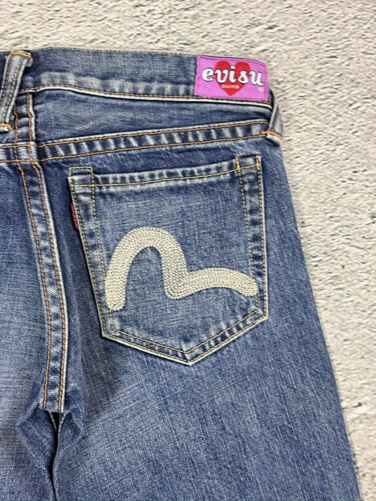 Evisu Evisu Donna jeans bootcut gray seagull embroidery Size 26" / US 2 / IT 38 - 4 Thumbnail