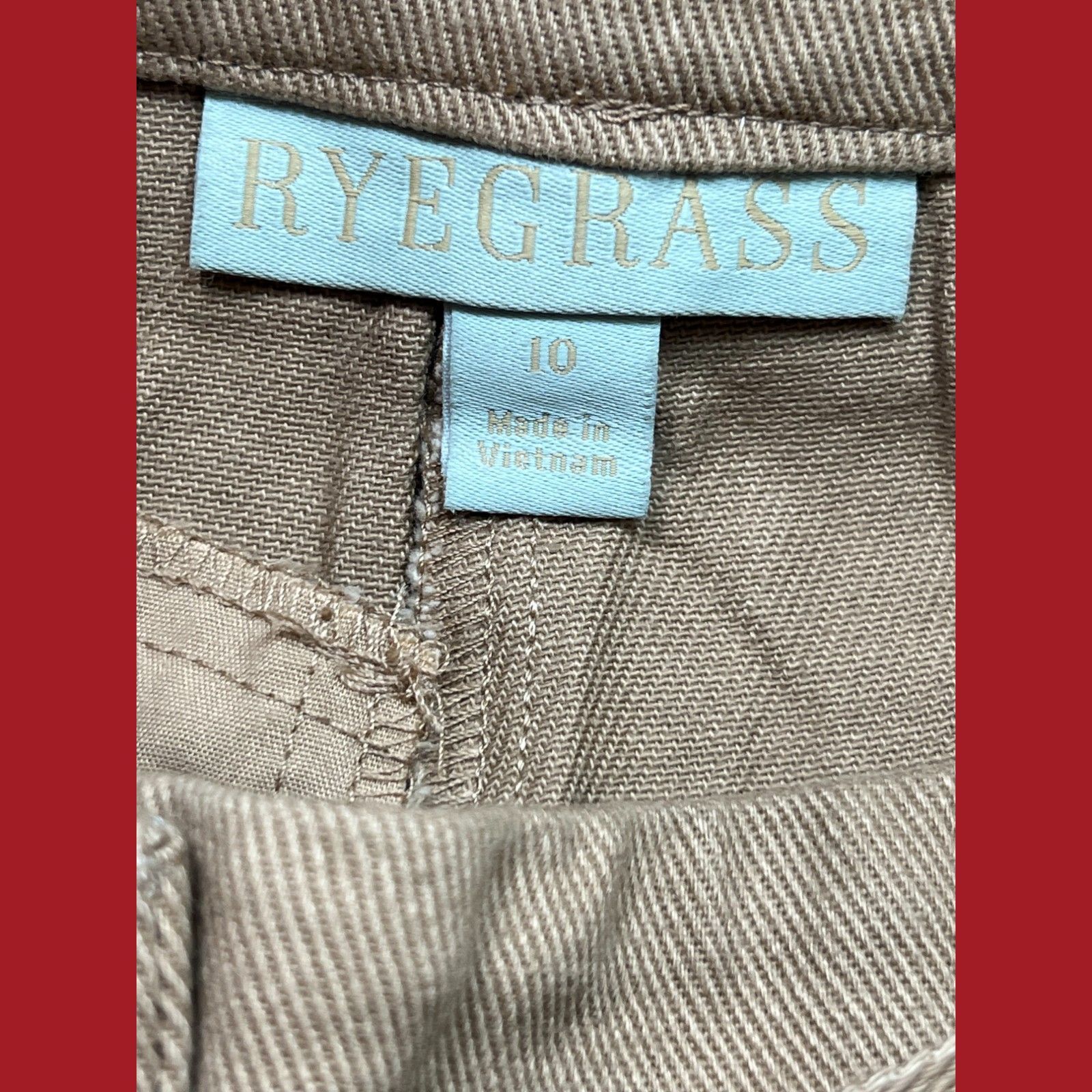Other Ryegrass - Women's Mid-Rise Pleated Short - Brown - 10 Size 32" / US 10 / IT 46 - 13 Thumbnail